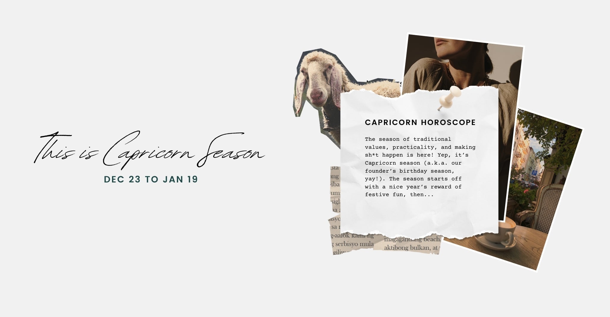 HOROSCOPES: Capricorn Season