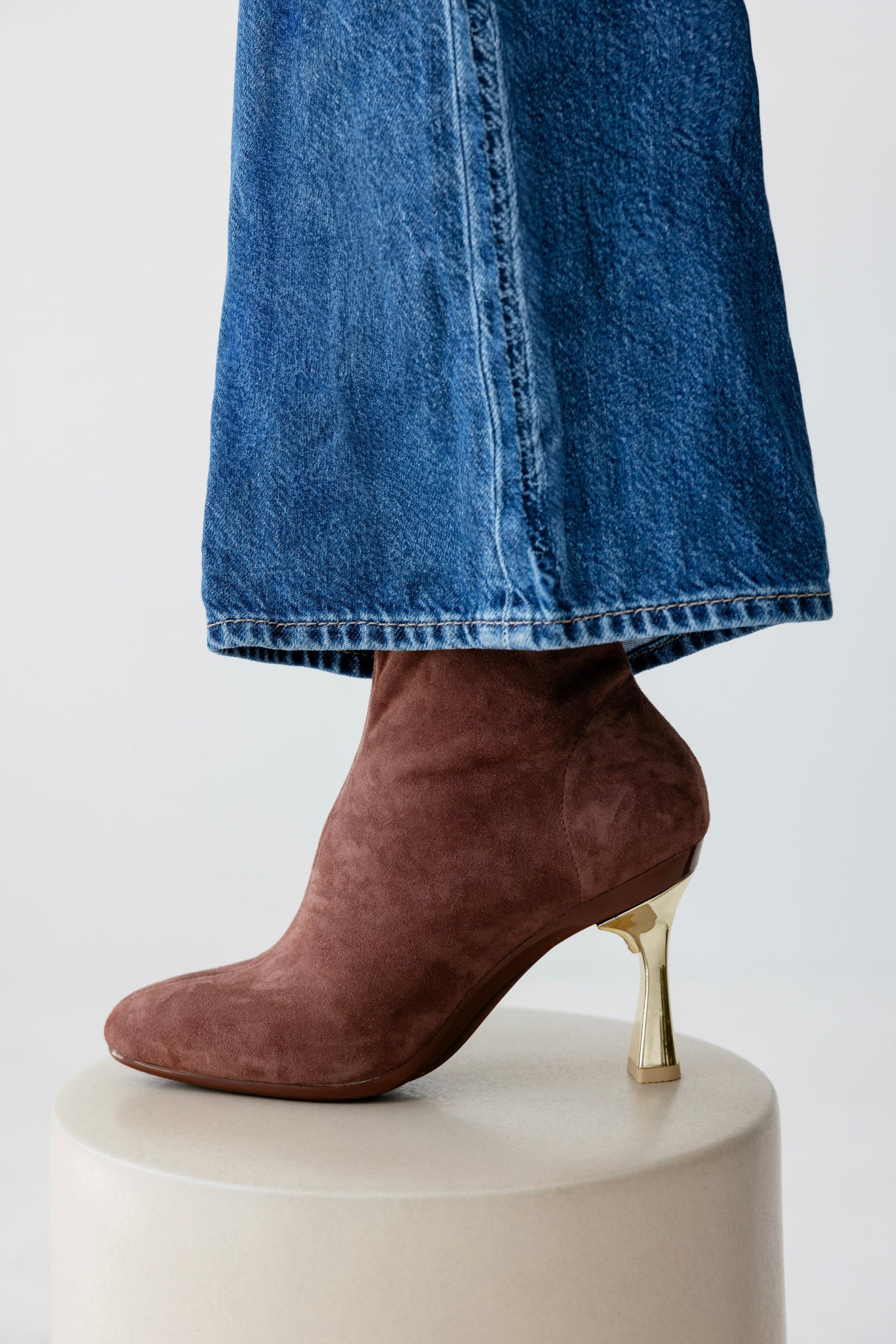 Flare Stiletto Heel Kit 3 Gold Metallic