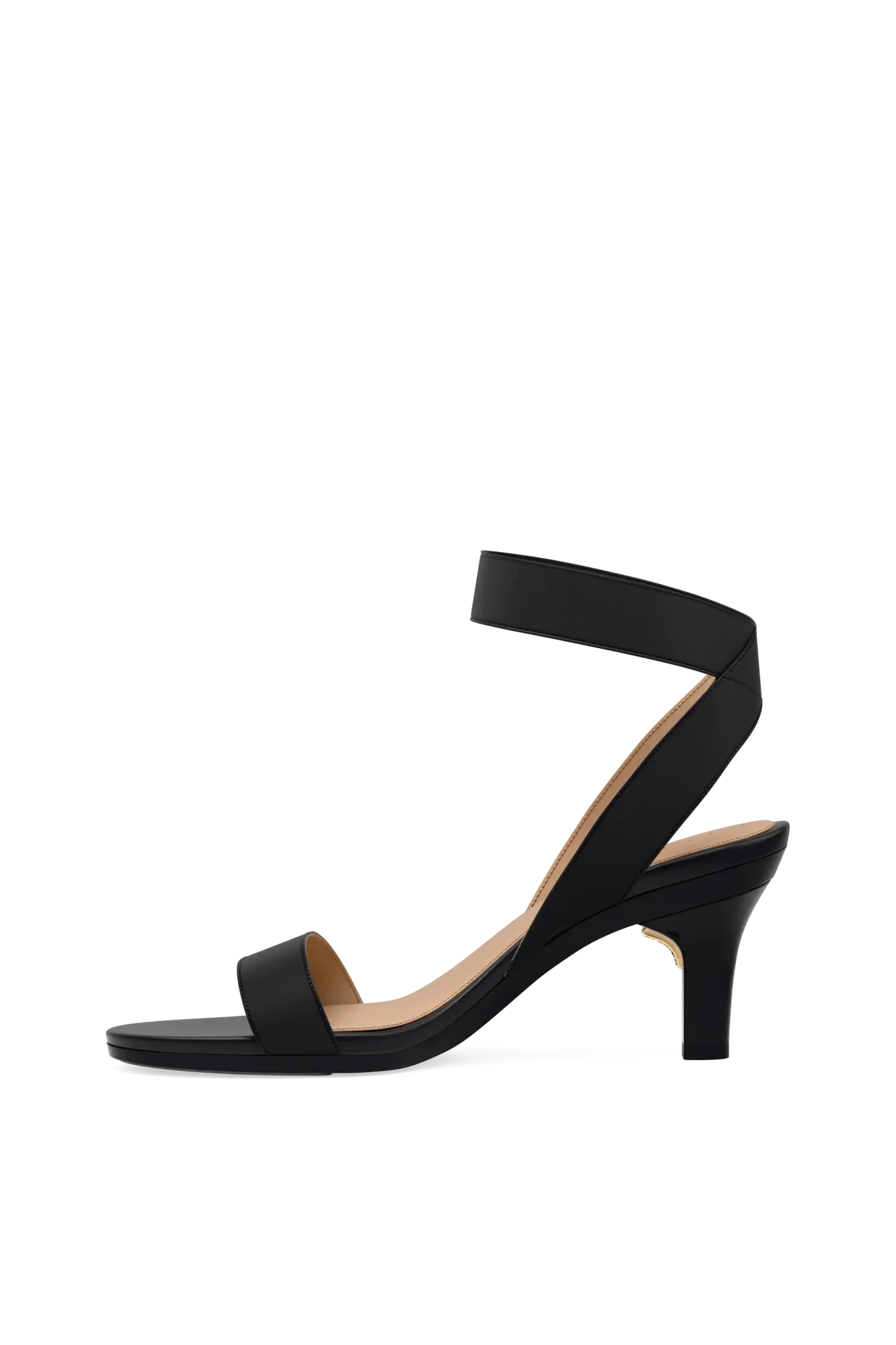 The Abby - Coal Elastic 3 Stiletto