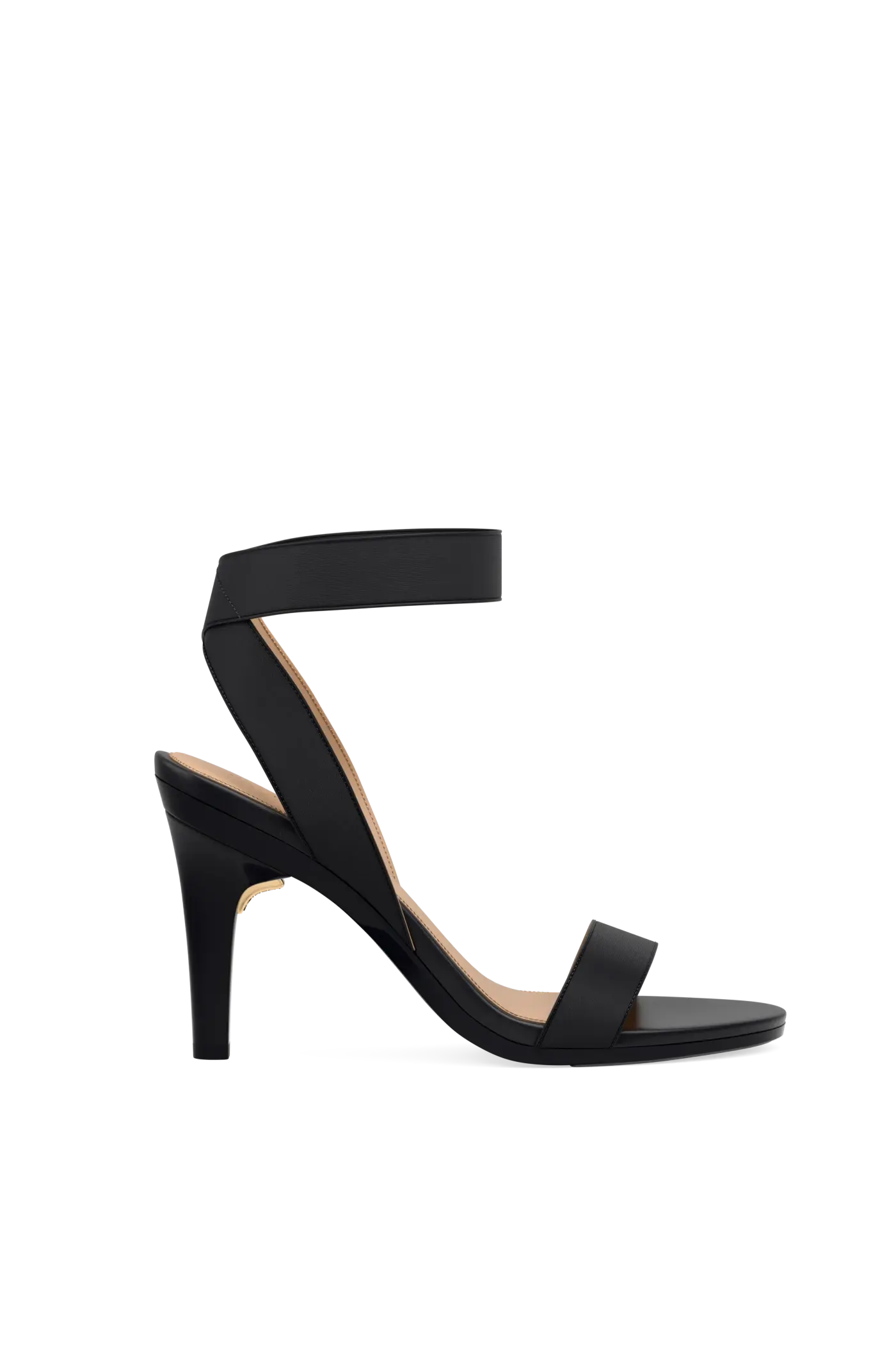 The Abby - Coal Elastic 4 Stiletto