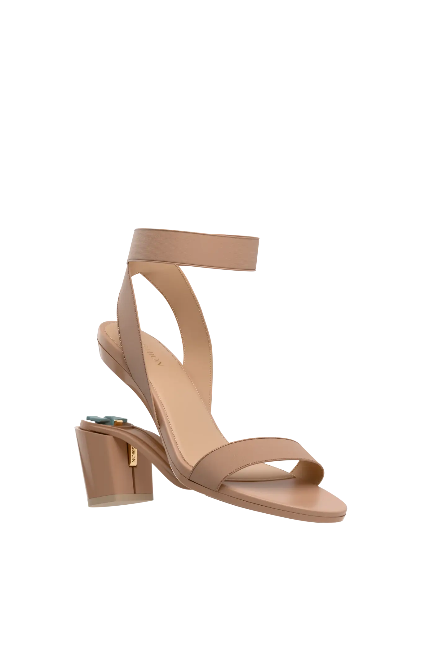 The Abby - Latte Elastic 3 Block