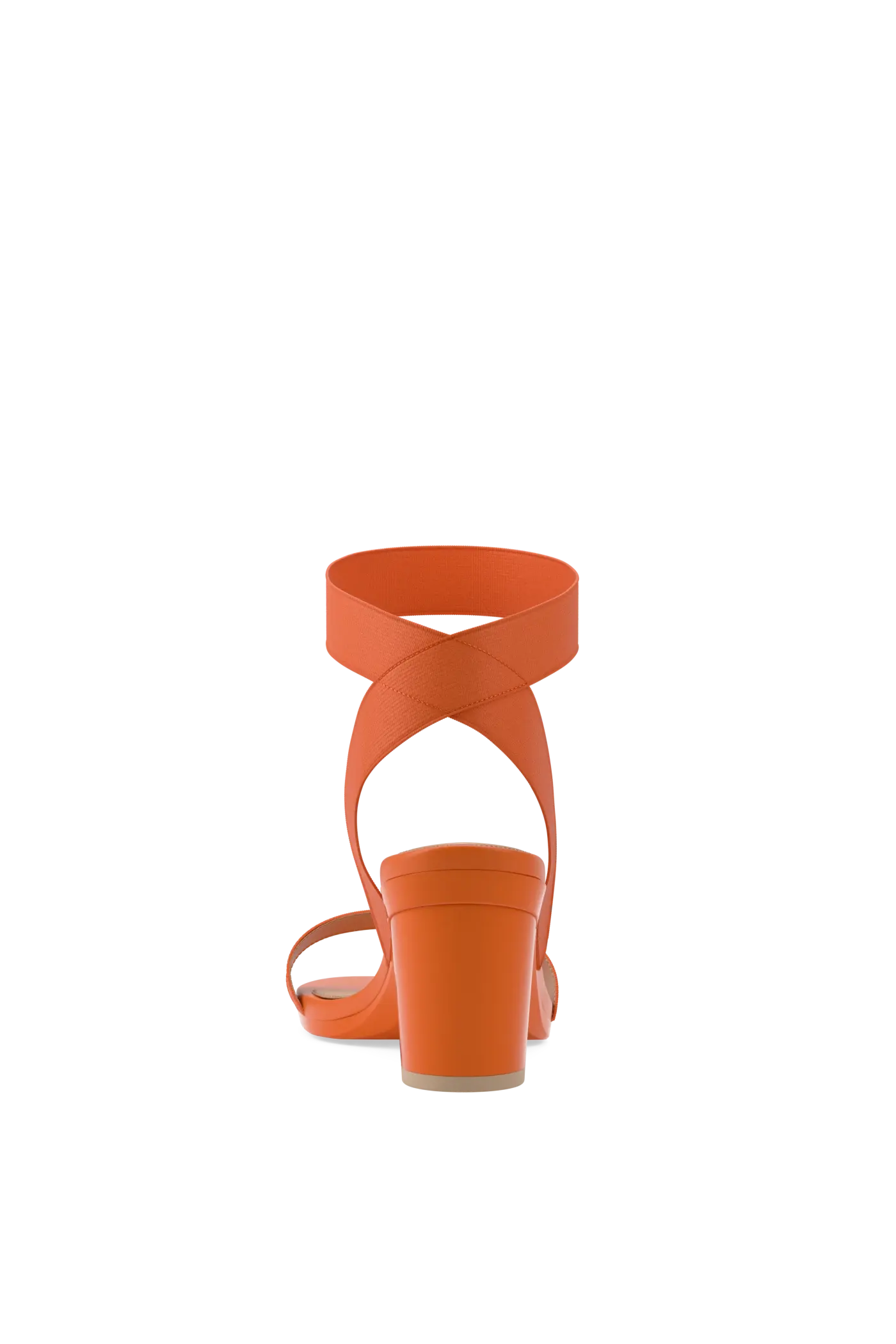 The Abby - Tangerine Elastic 3 Block