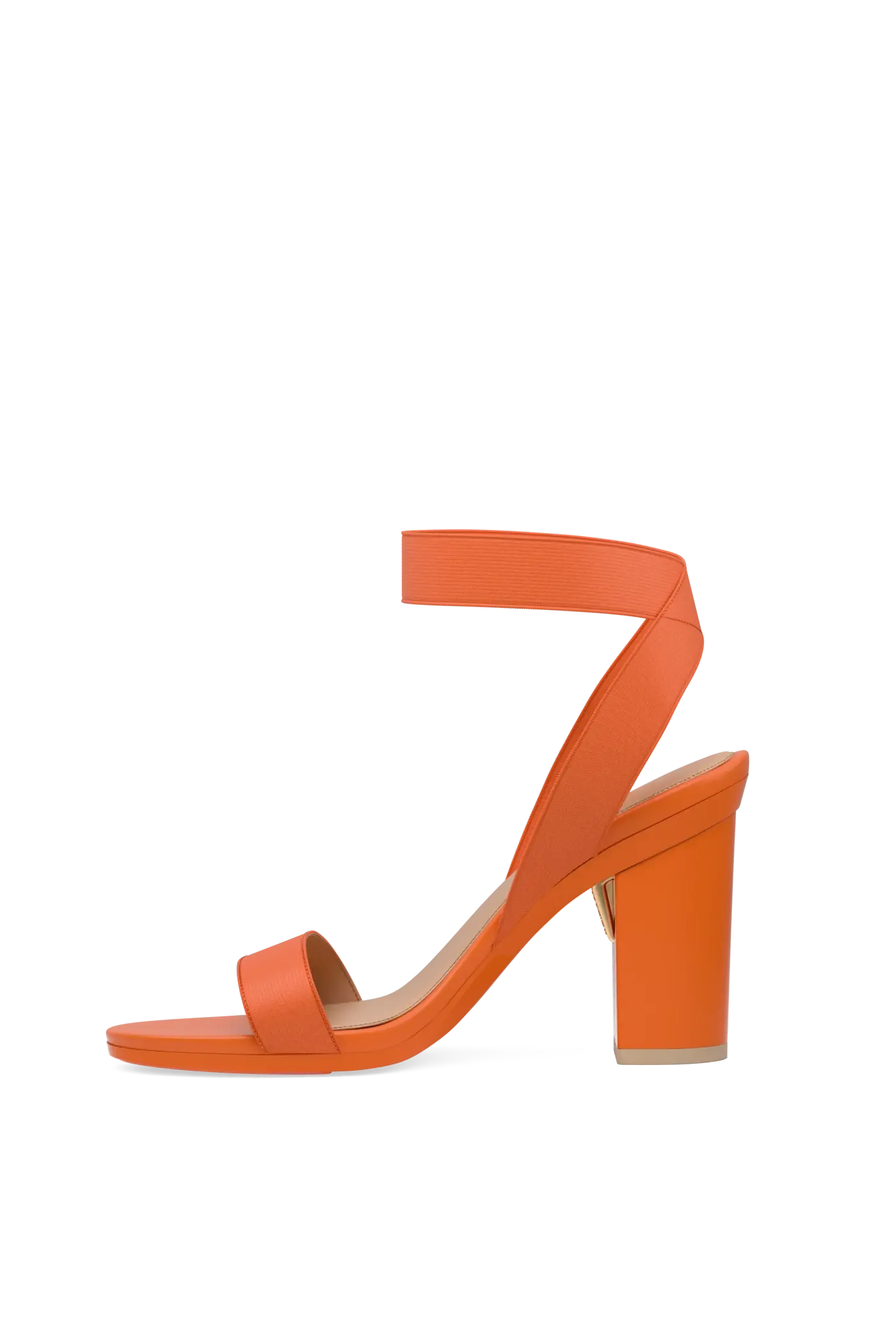 The Abby - Tangerine Elastic 4 Block