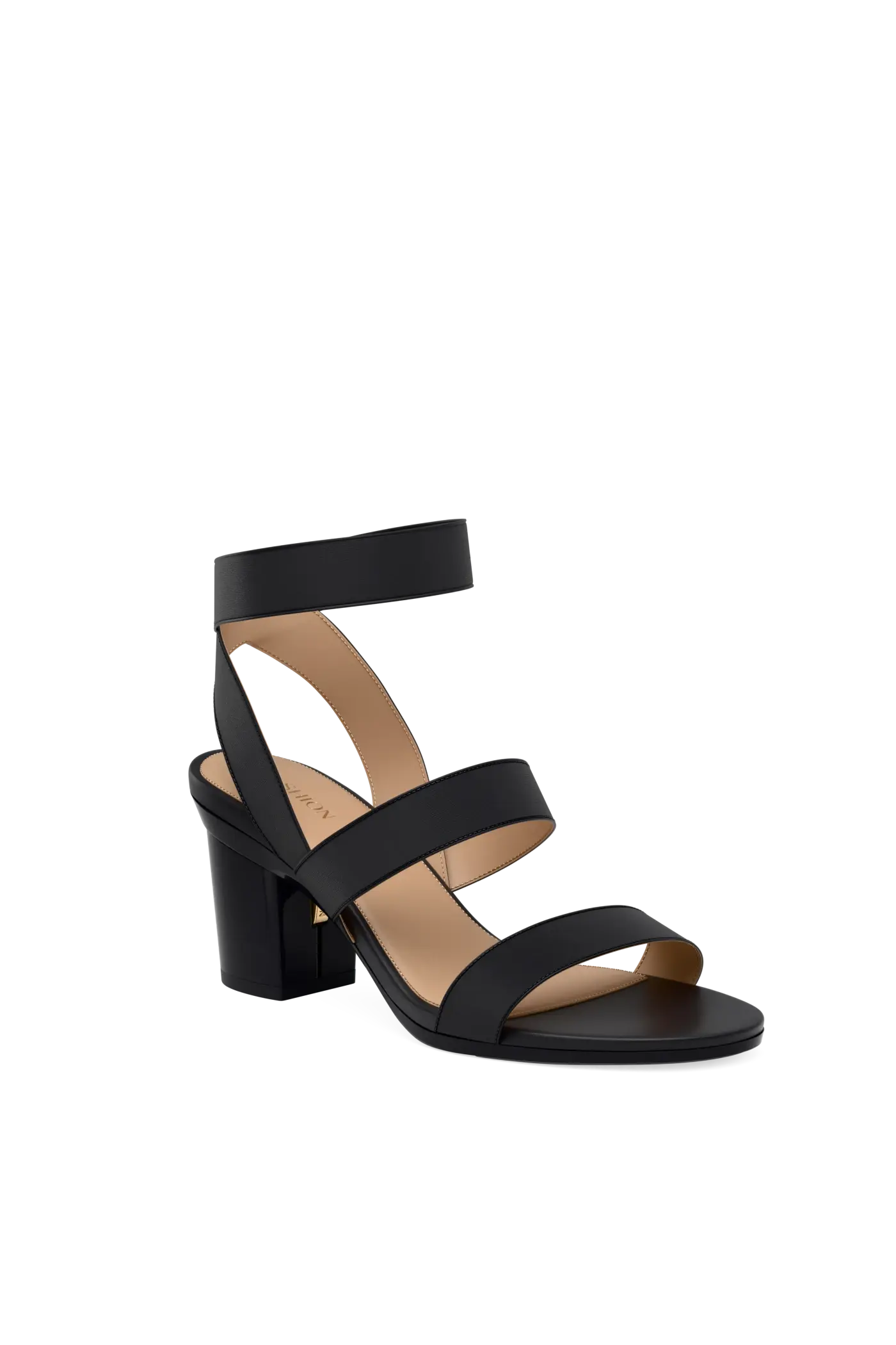 The Adrianna - Coal + Block Heel Kit 3 Coal