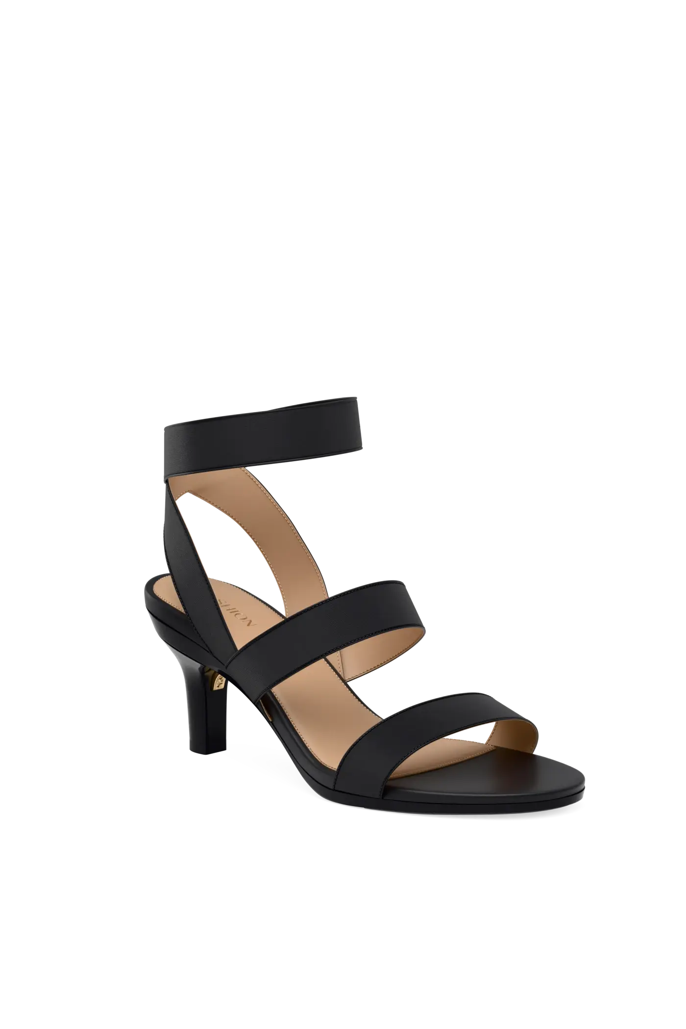 The Adrianna - Coal + Stiletto Heel Kit 3 Coal