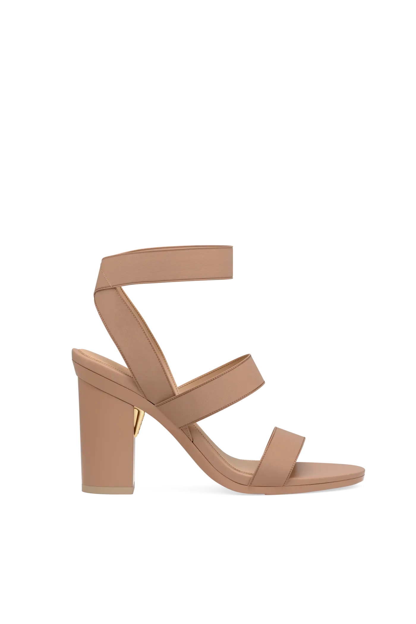 The Adrianna - Latte + Block Heel Kit 4 Latte