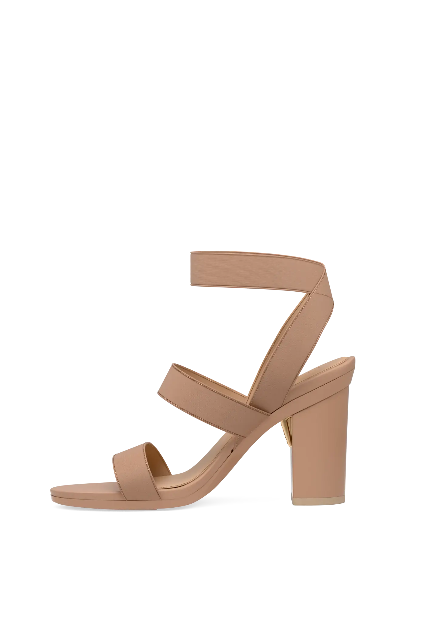 The Adrianna - Latte + Block Heel Kit 4 Latte