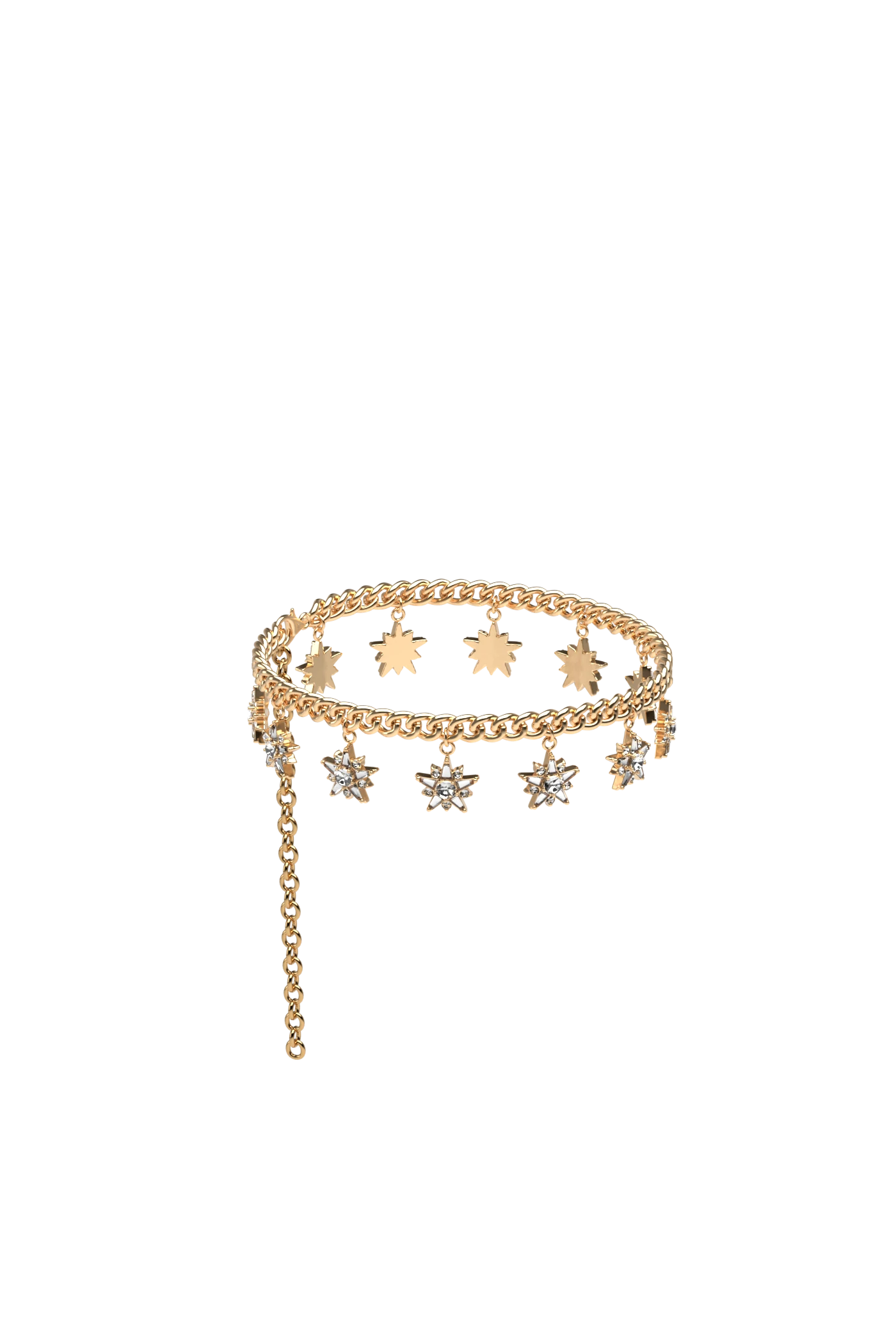 Gold Star Ankle Chain