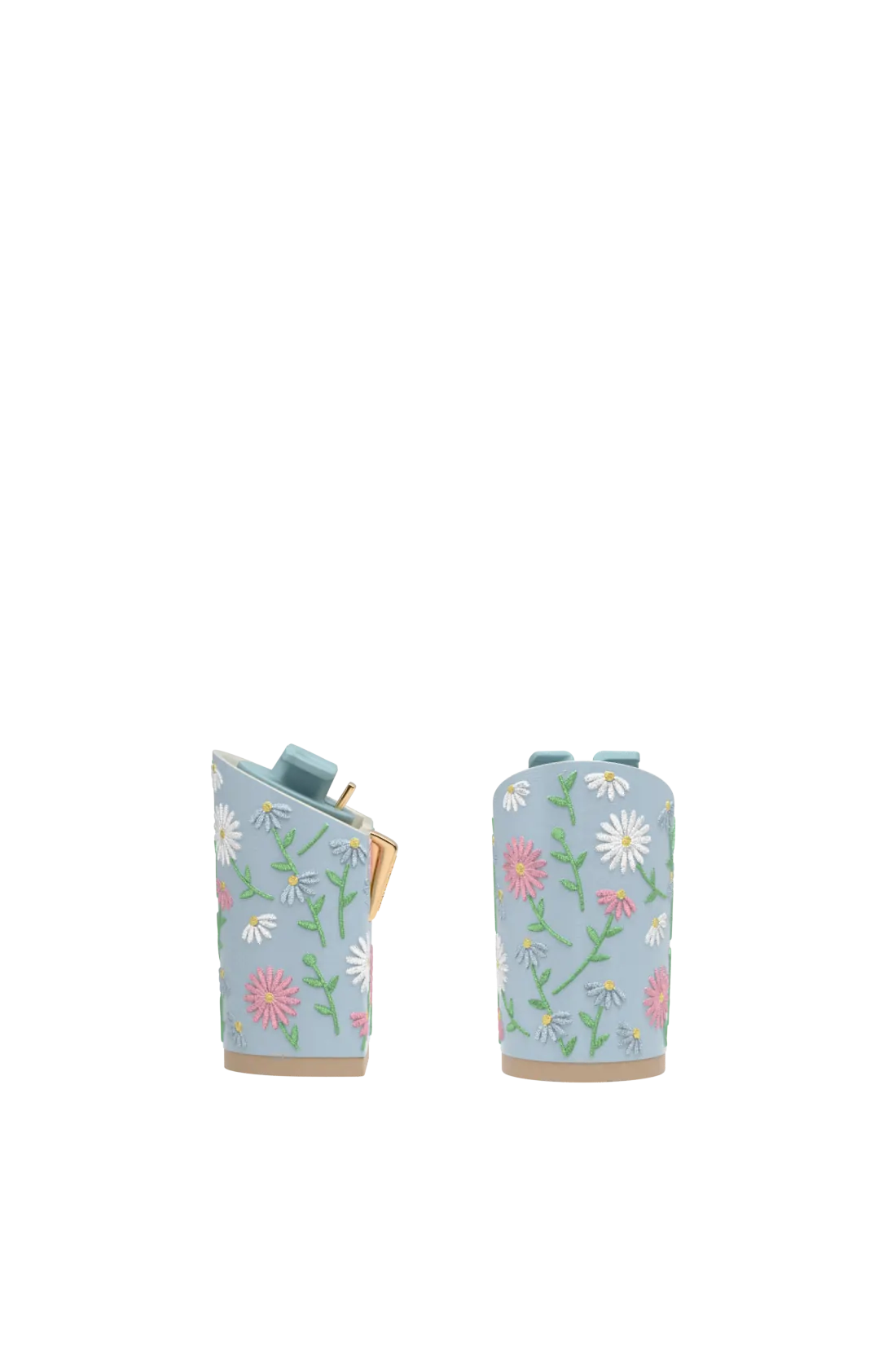 Daisy Embroidery Block Heel Kit