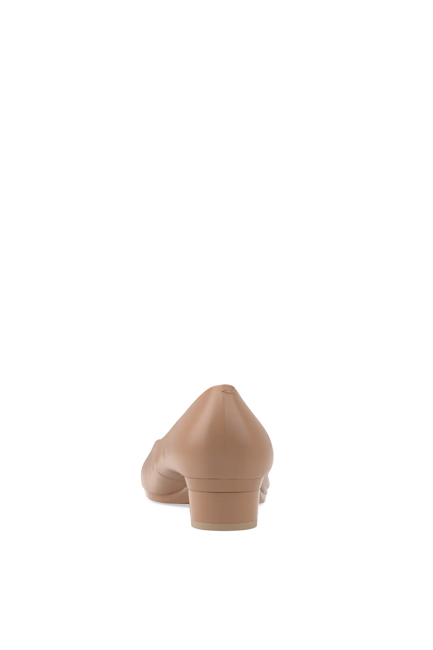 The Ballet Pump - Latte Stretch Leather Flat - Final Sale