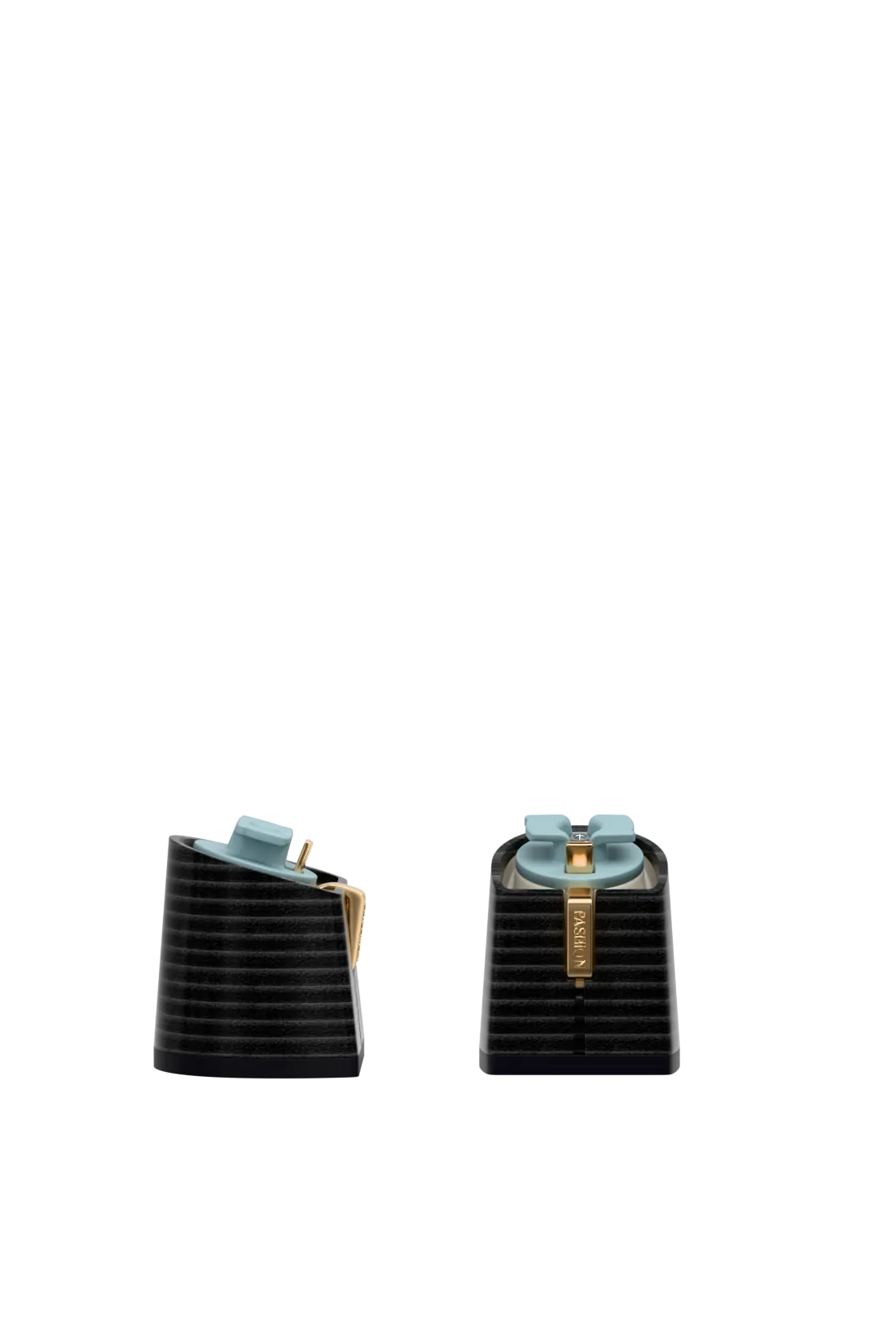 Flare Block Heel Kit 3 Black Wood