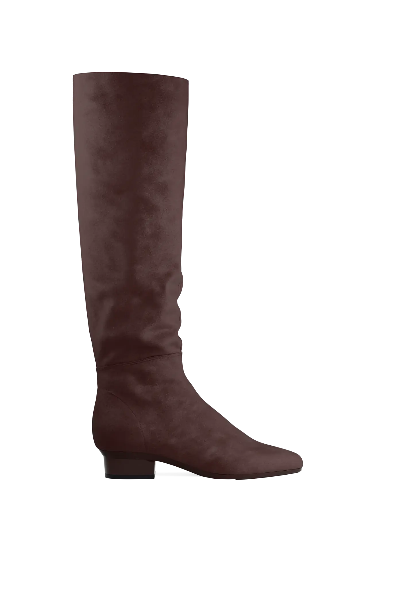 The Blake Knee High Boot - Chocolate Suede