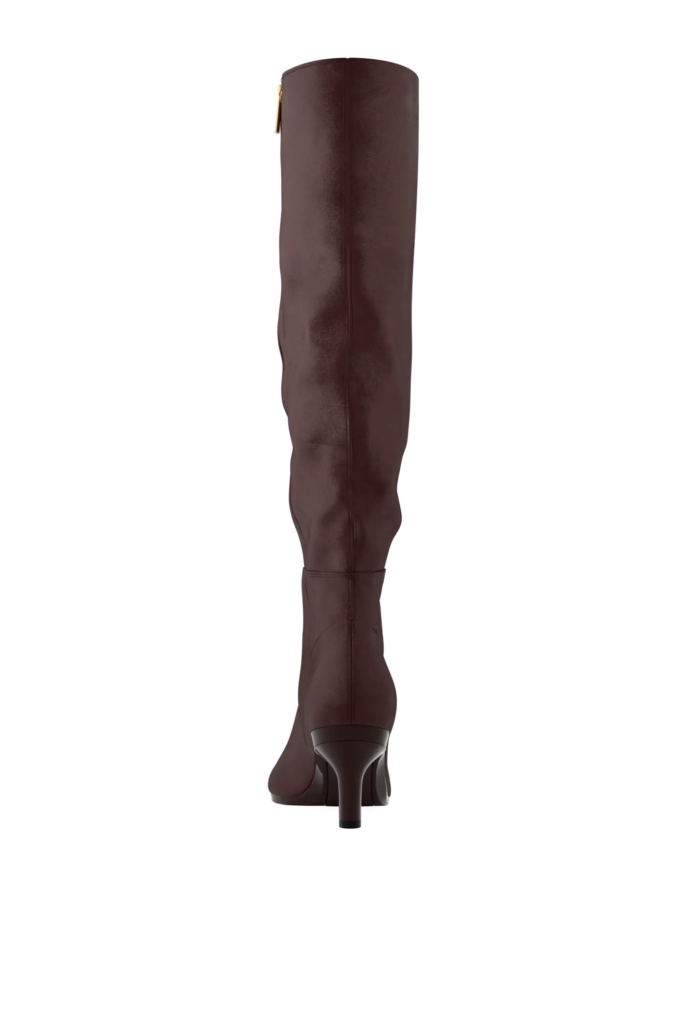 The Blake Knee High Boot - Chocolate Suede 3 Stiletto