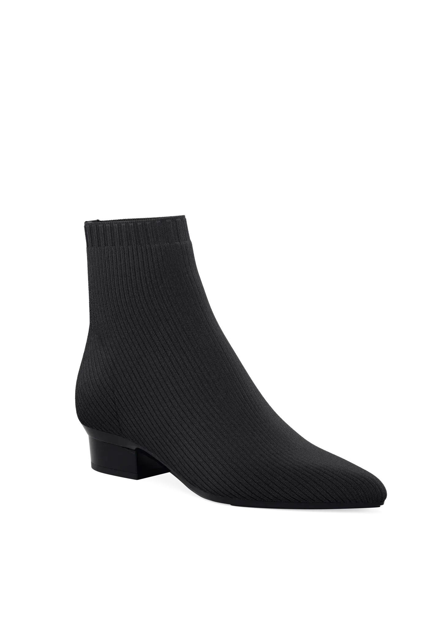 The Bootie - Coal Knit 4 Stiletto