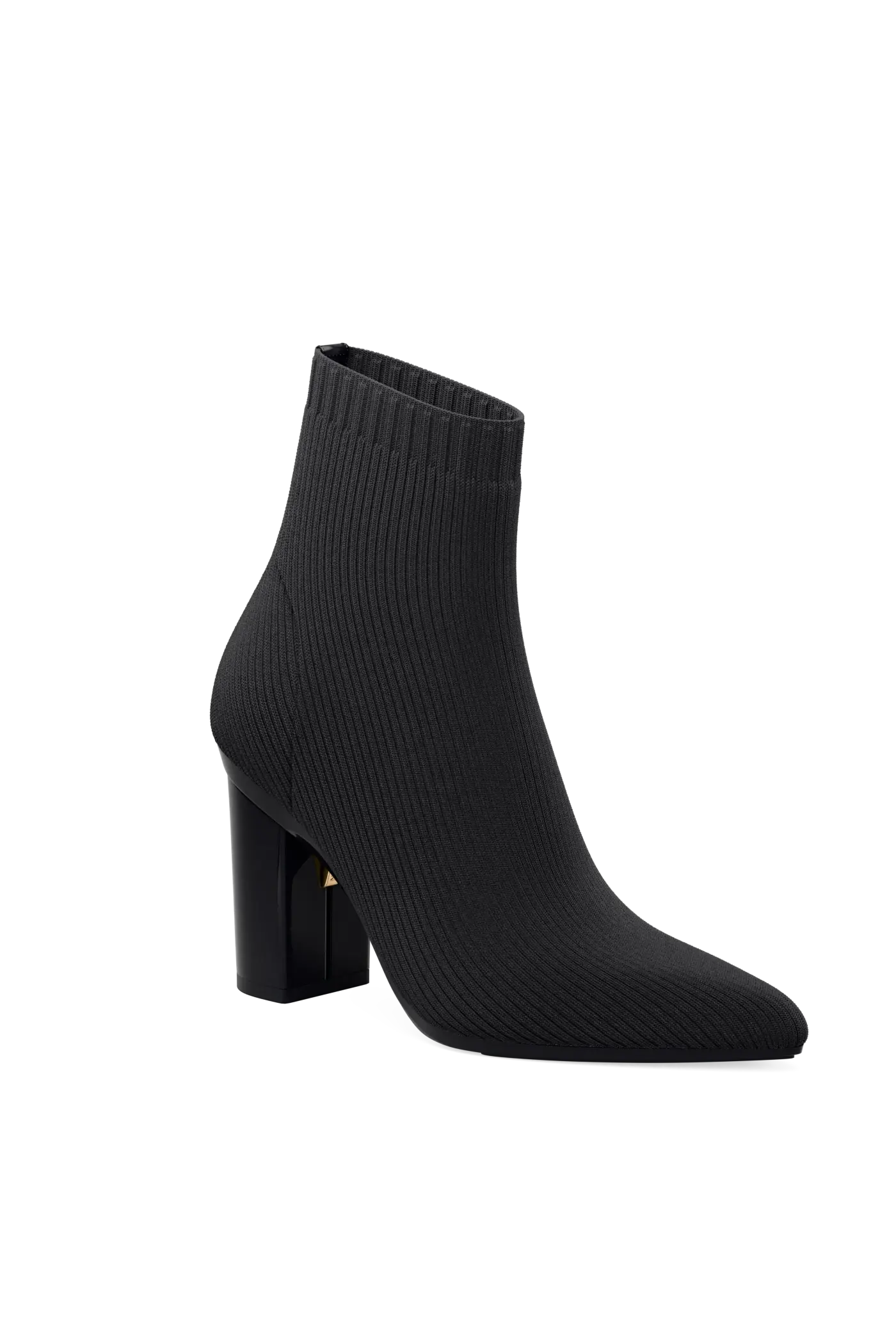 The Bootie - Coal Knit 4 Block