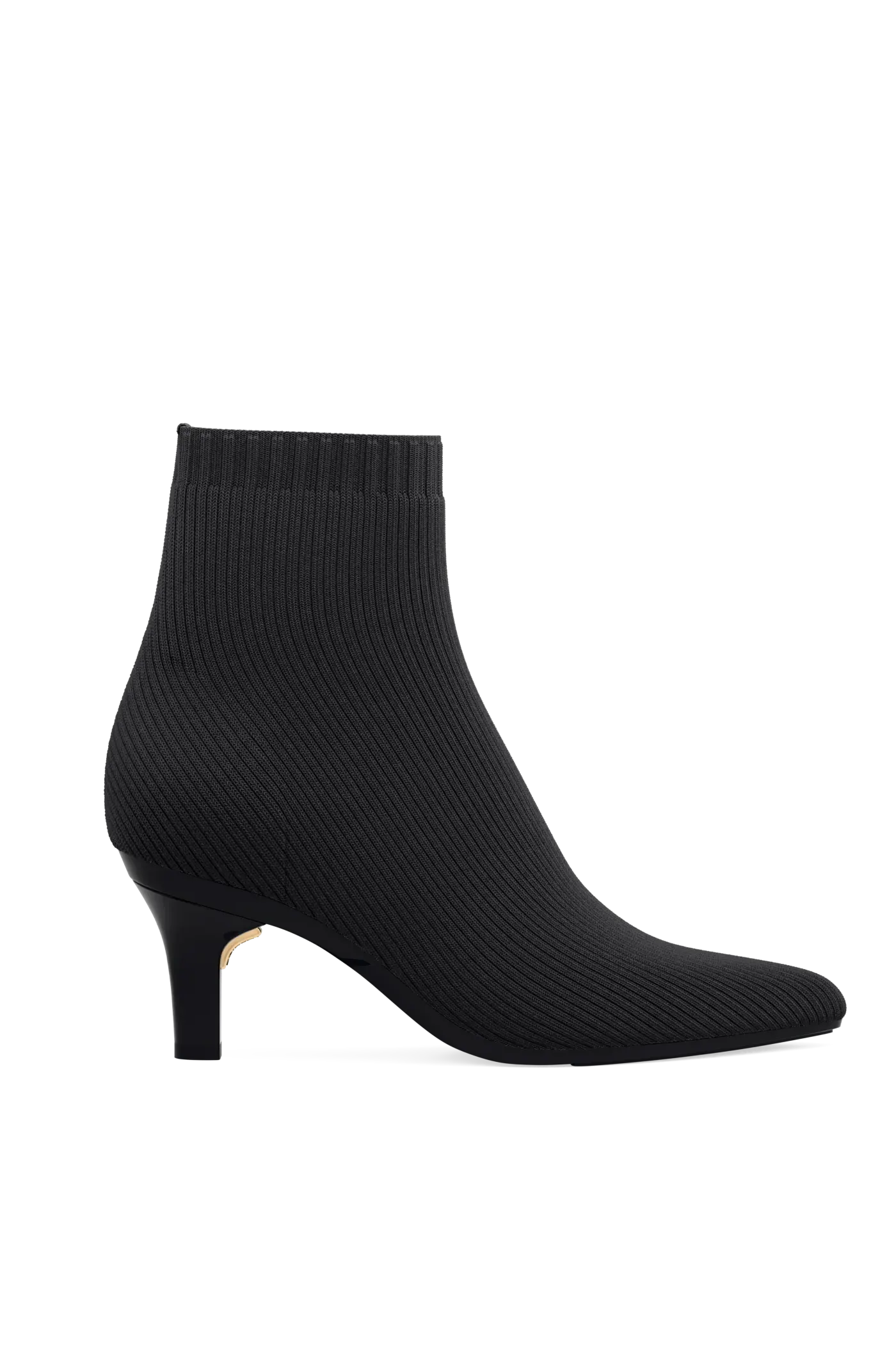 The Bootie - Coal Knit 3 Stiletto