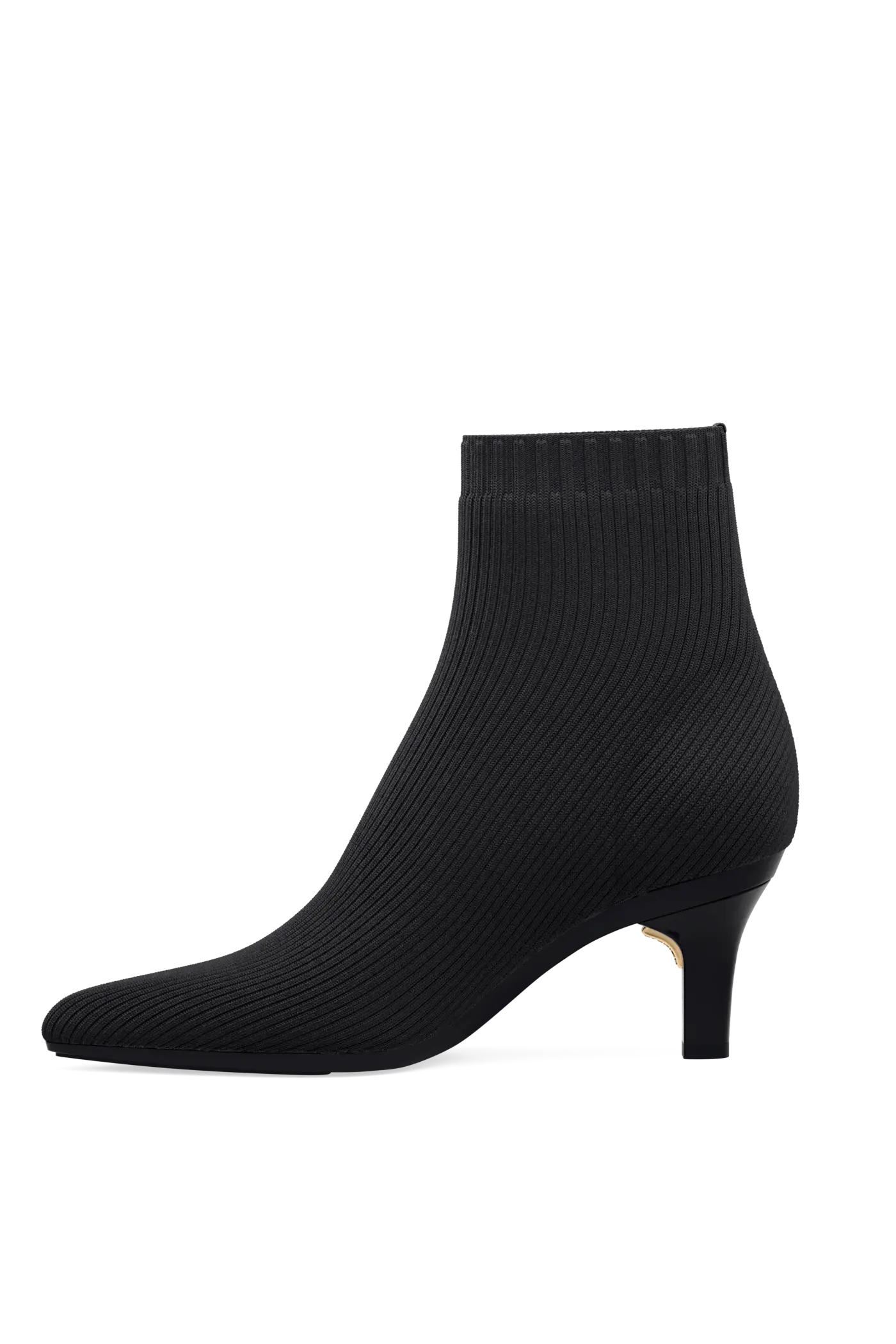 The Bootie - Coal Knit 3 Stiletto