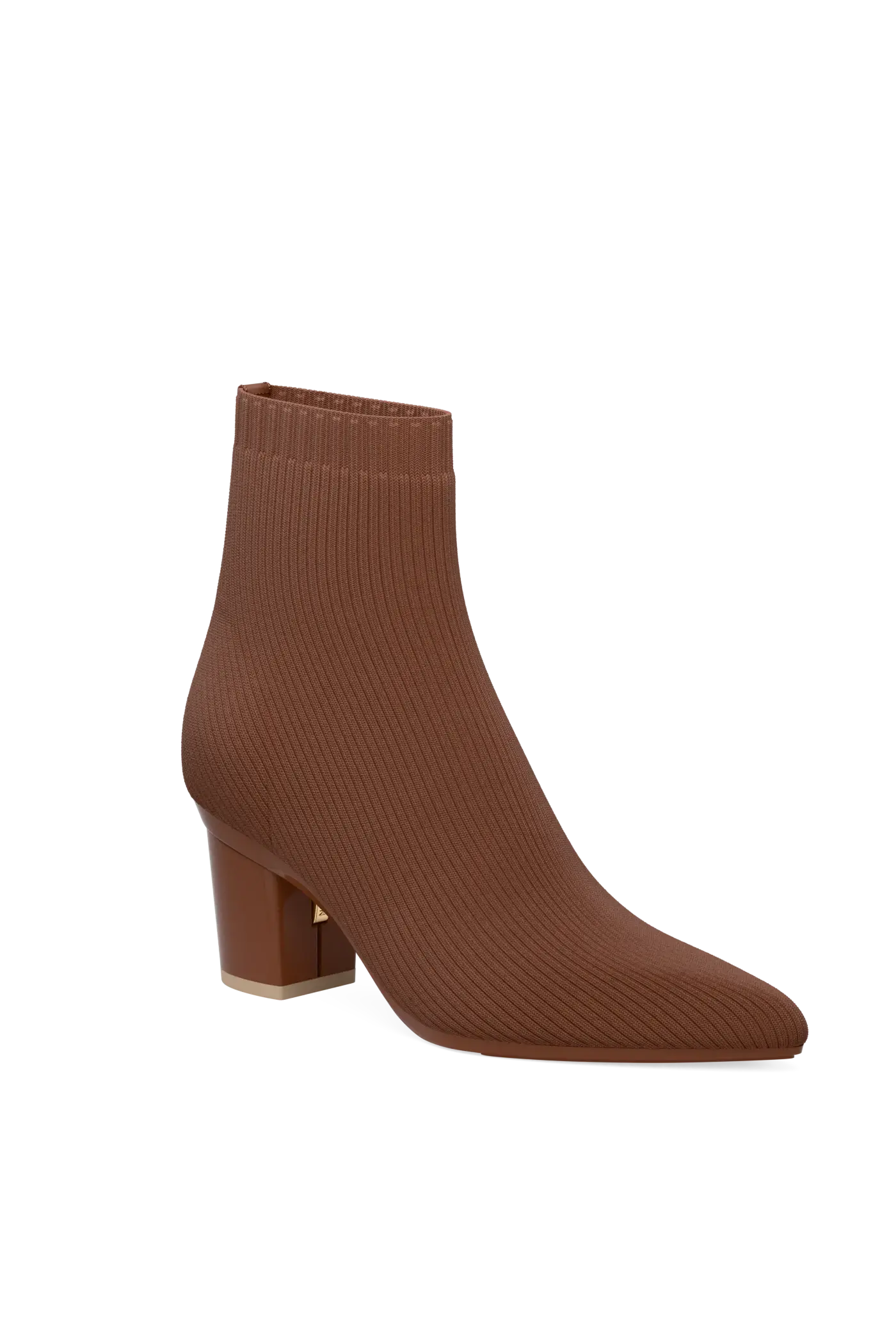 The Bootie - Walnut Knit 3 Block