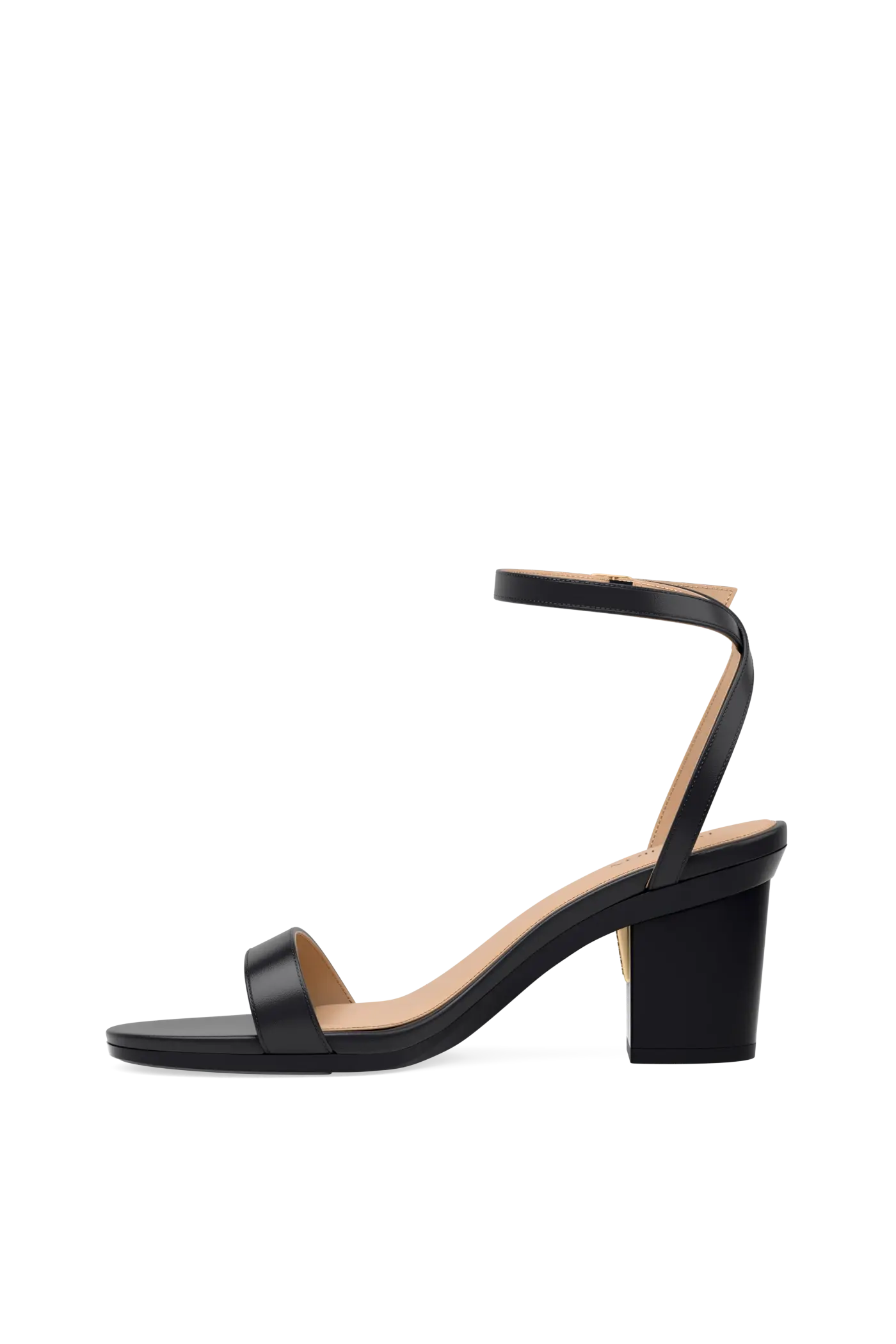 The Brenna - Coal Leather + Block Heel Kit 3 Coal