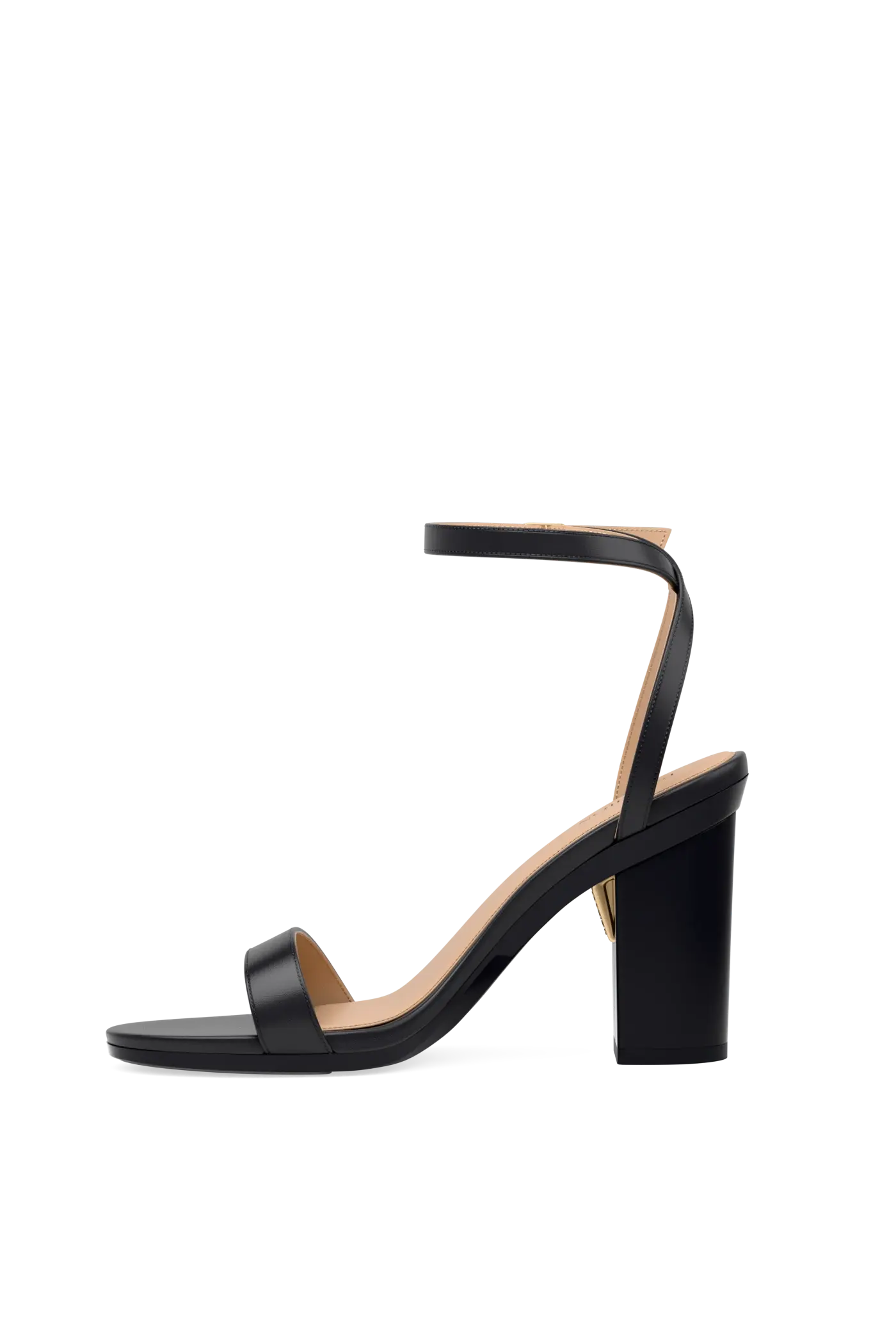 The Brenna - Coal Leather + Block Heel Kit 4 Coal