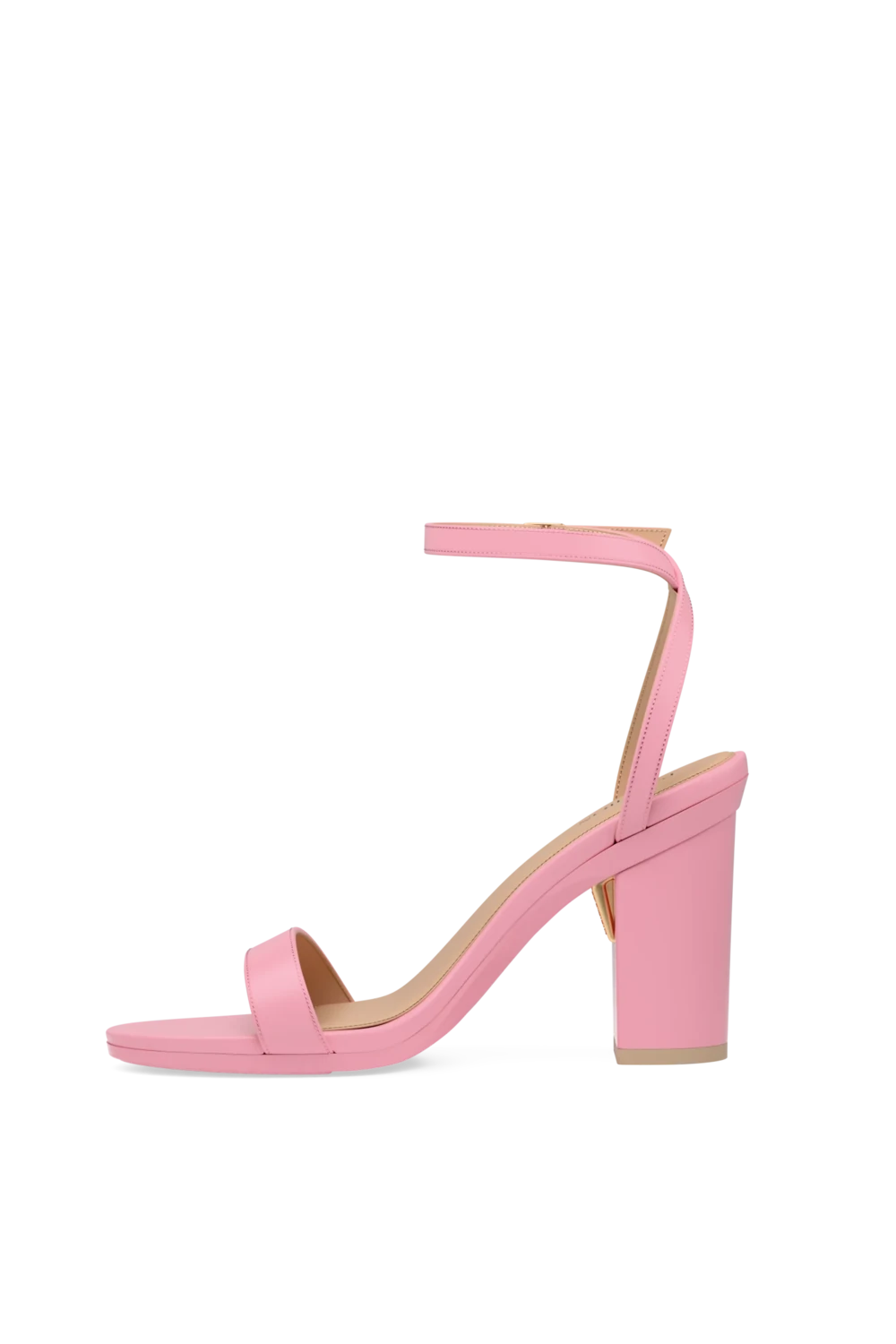 The Brenna - Pink Leather 4 Block