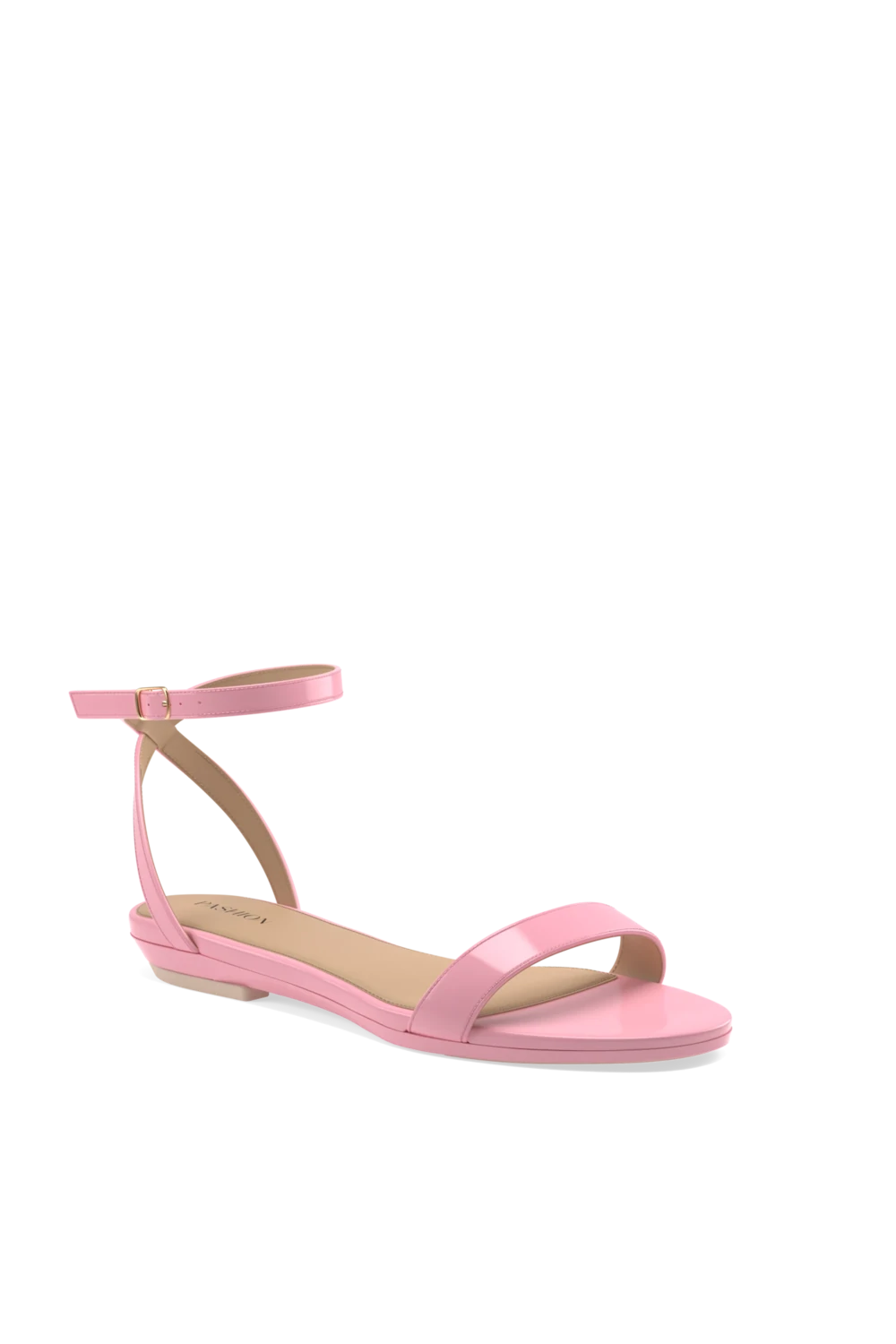 The Brenna - Pink Patent 3 Block - FINAL SALE