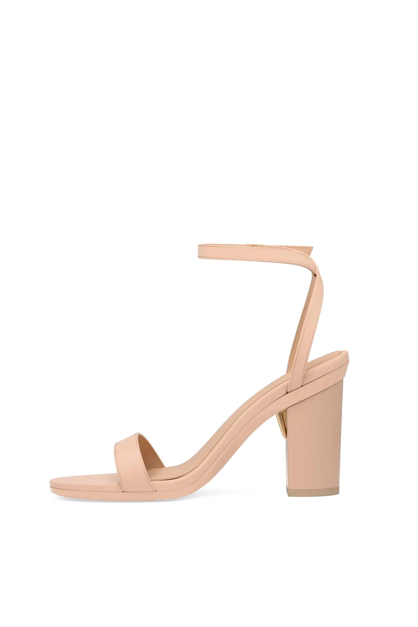 The Brenna - Sand Leather + Block Heel Kit 4 Sand