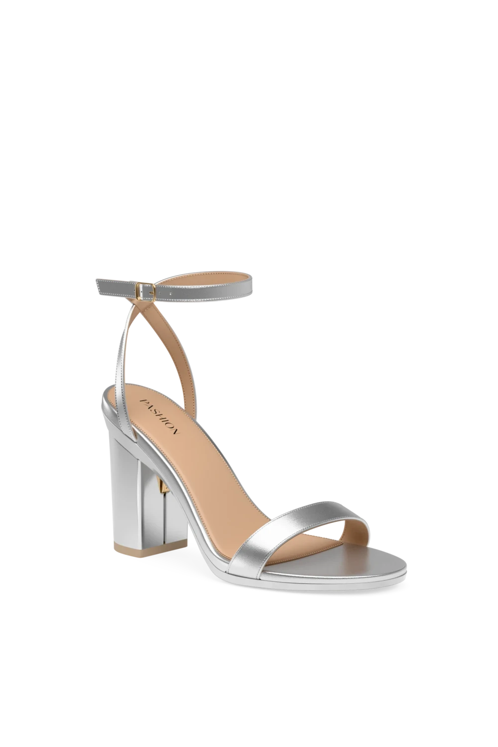 The Brenna - Matte Silver 4 Block