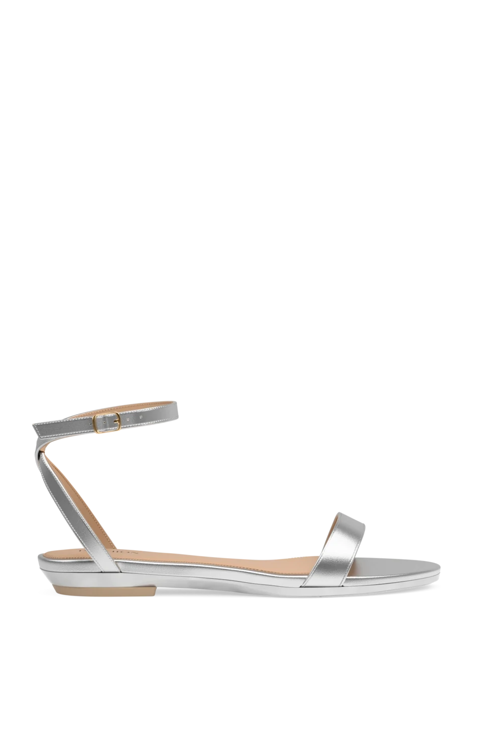 The Brenna - Matte Silver Flat