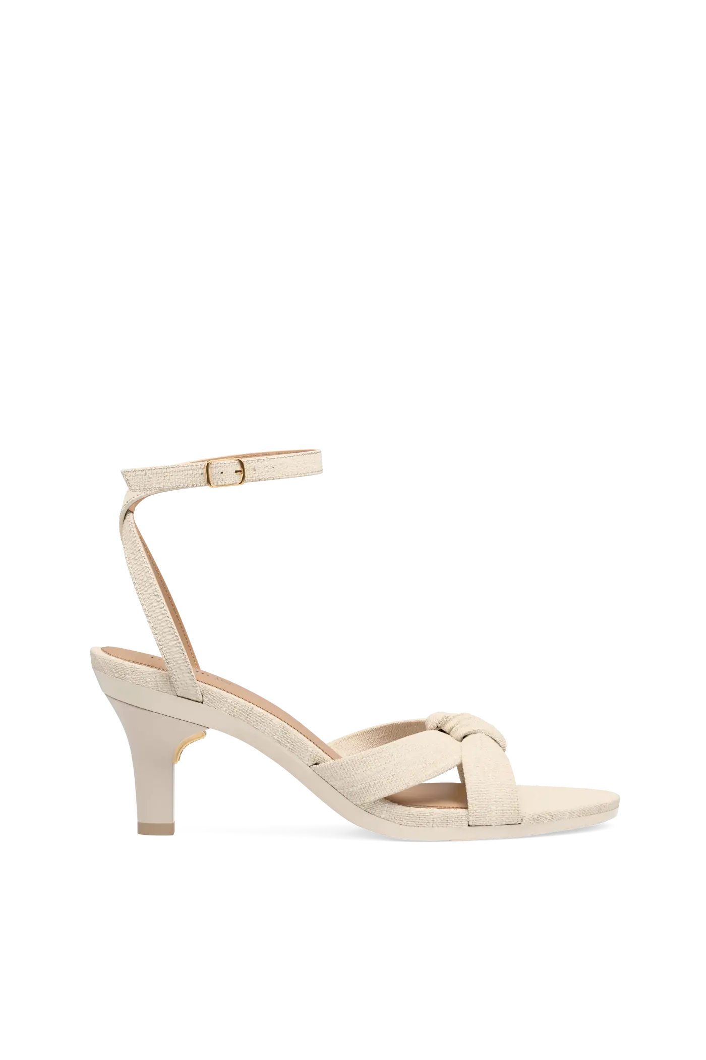 The Brittany - Ivory Linen 3 Stiletto