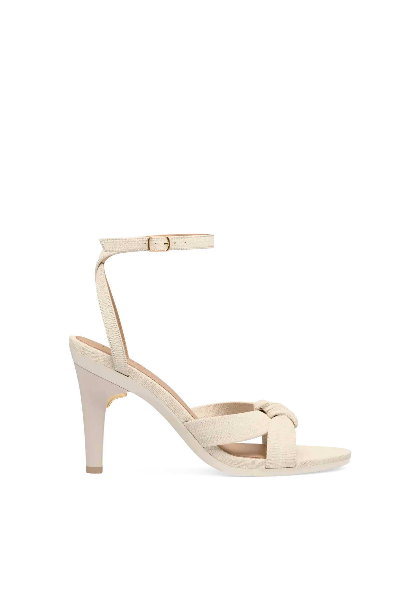 The Brittany - Ivory Linen 4 Stiletto