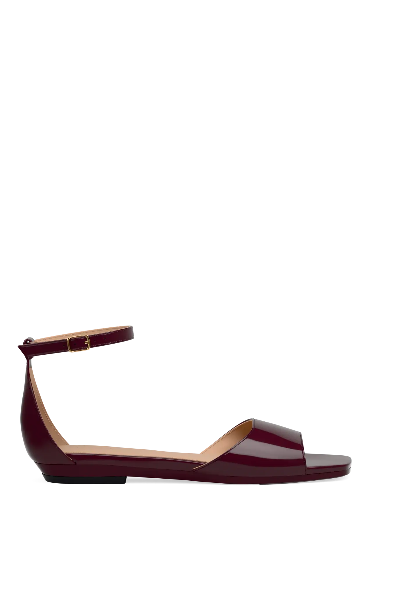The Brooke Pump - Cherry Mocha Patent Flat