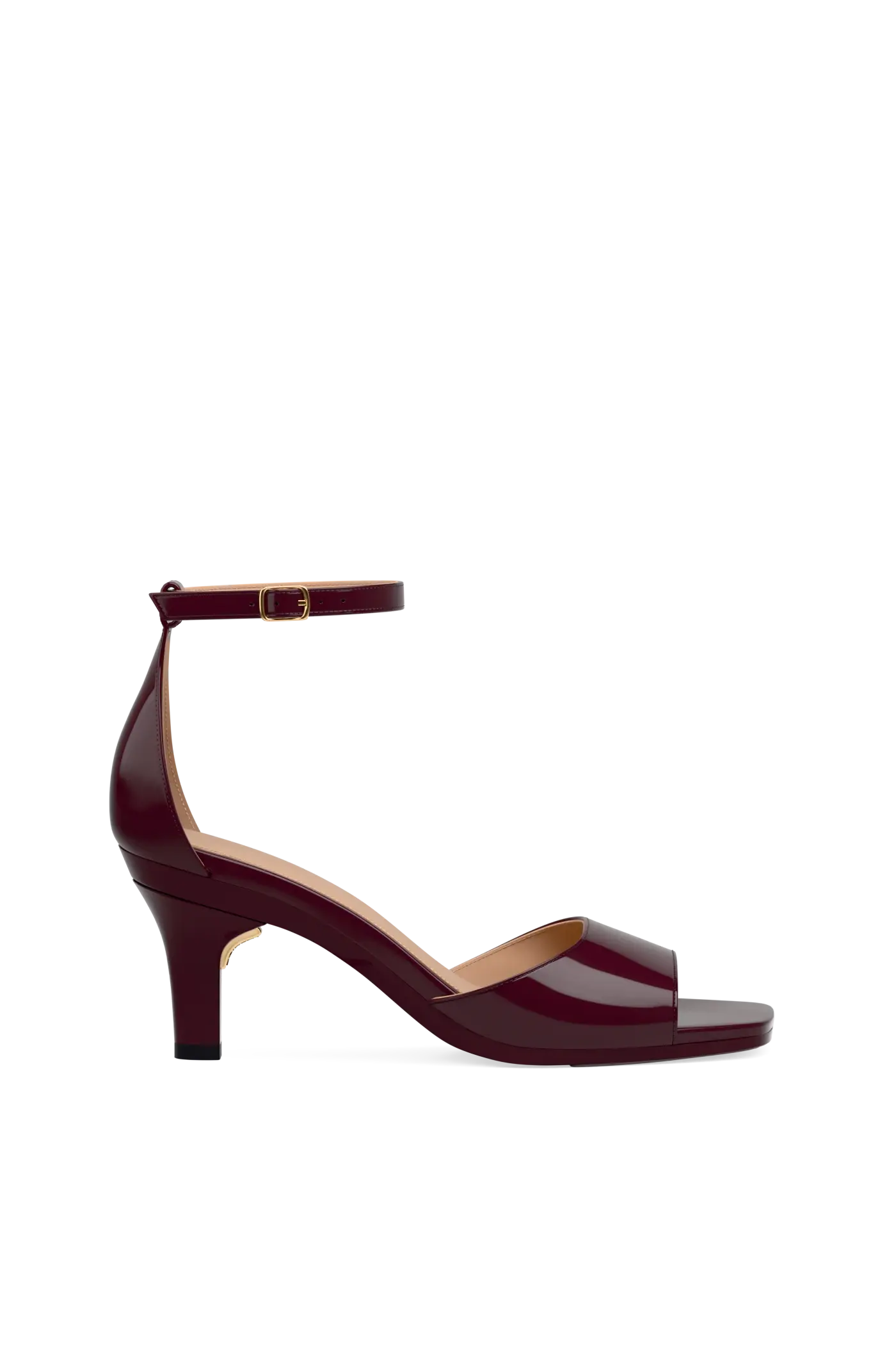The Brooke Pump - Cherry Mocha Patent 3 Stiletto