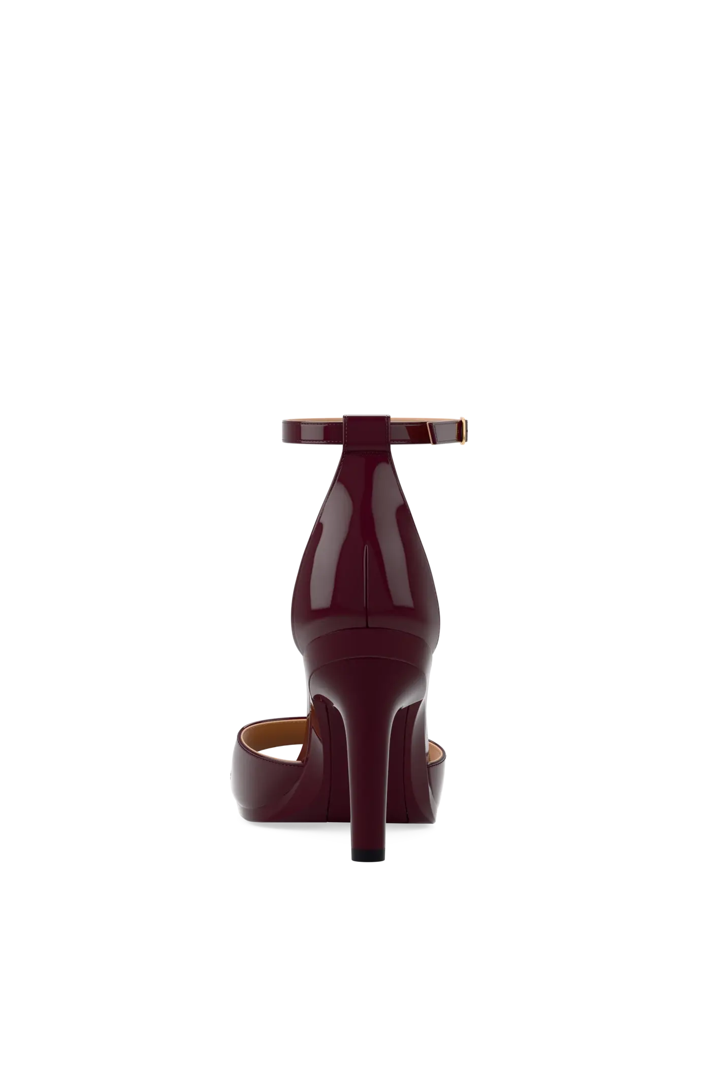 The Brooke Pump - Cherry Mocha Patent 4 Stiletto