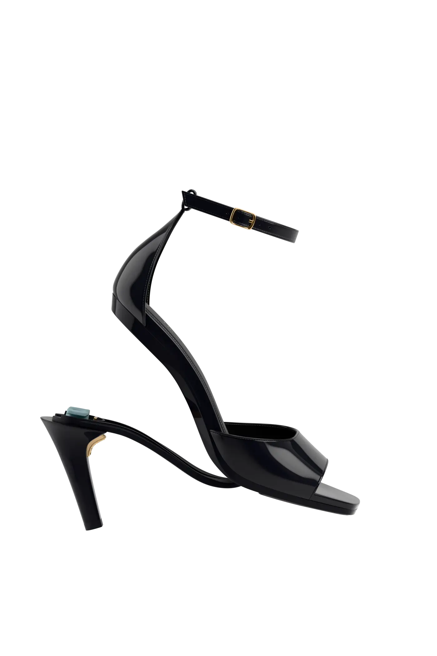The Brooke Pump - Coal Patent Flat