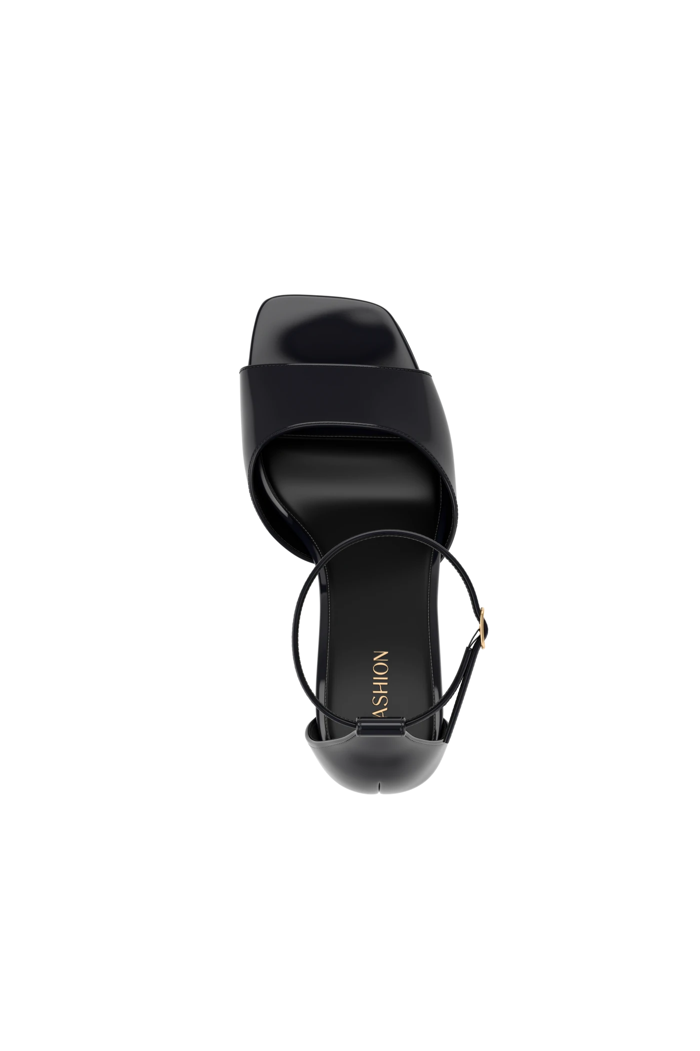 The Brooke Pump - Coal Patent Flat