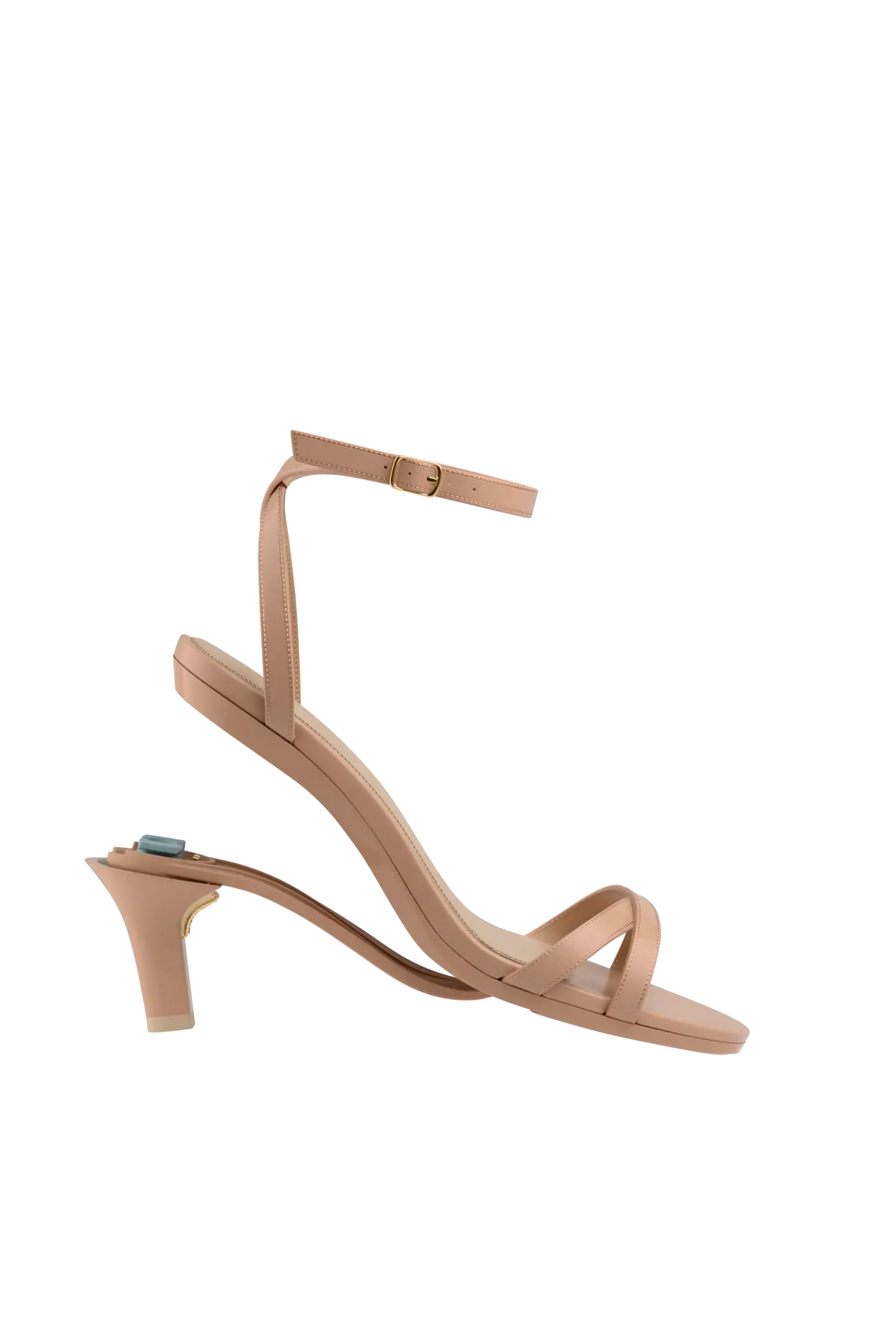 The Brynn - Latte Leather 3 Stiletto