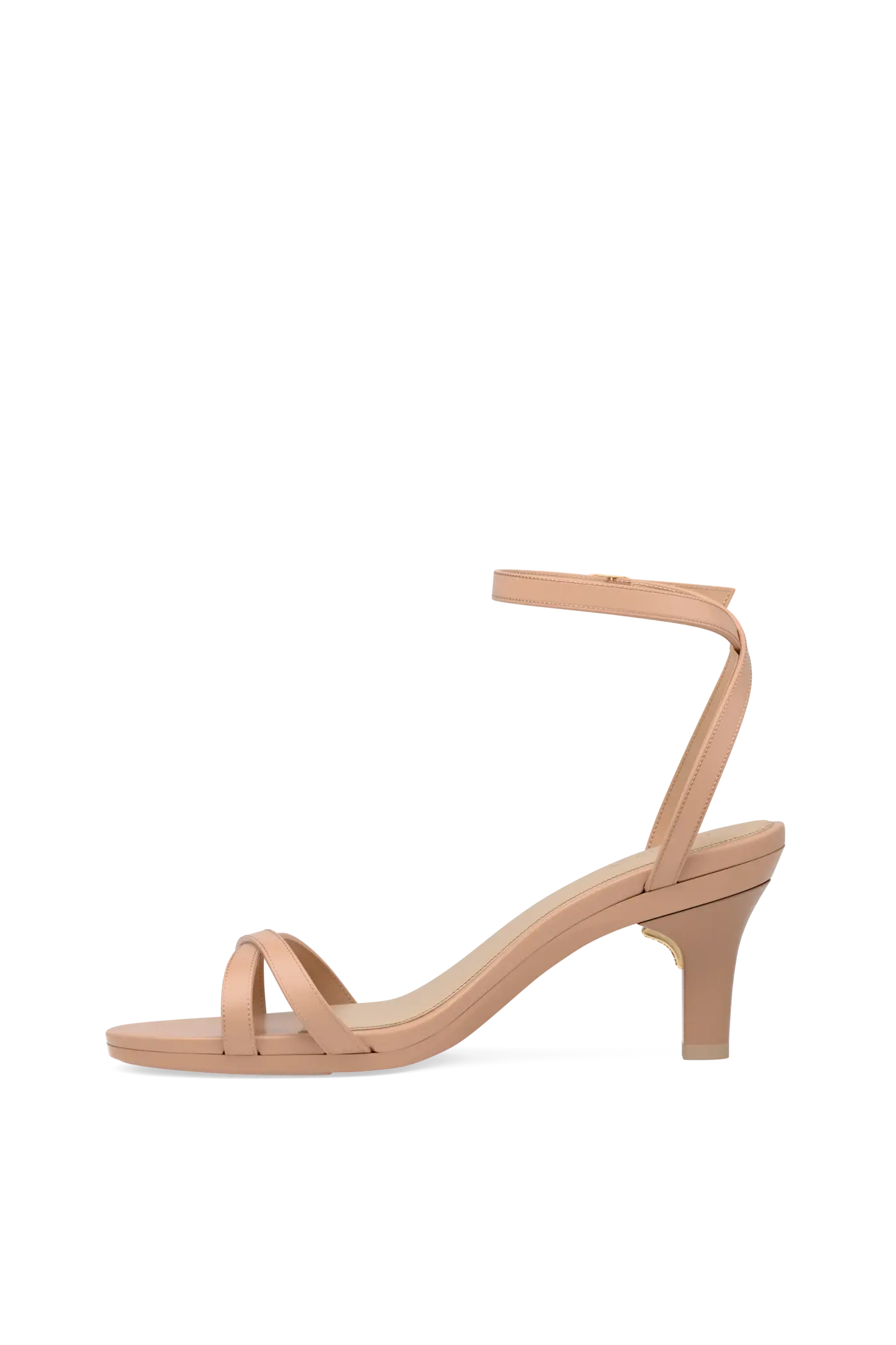 The Brynn - Latte Leather 3 Stiletto