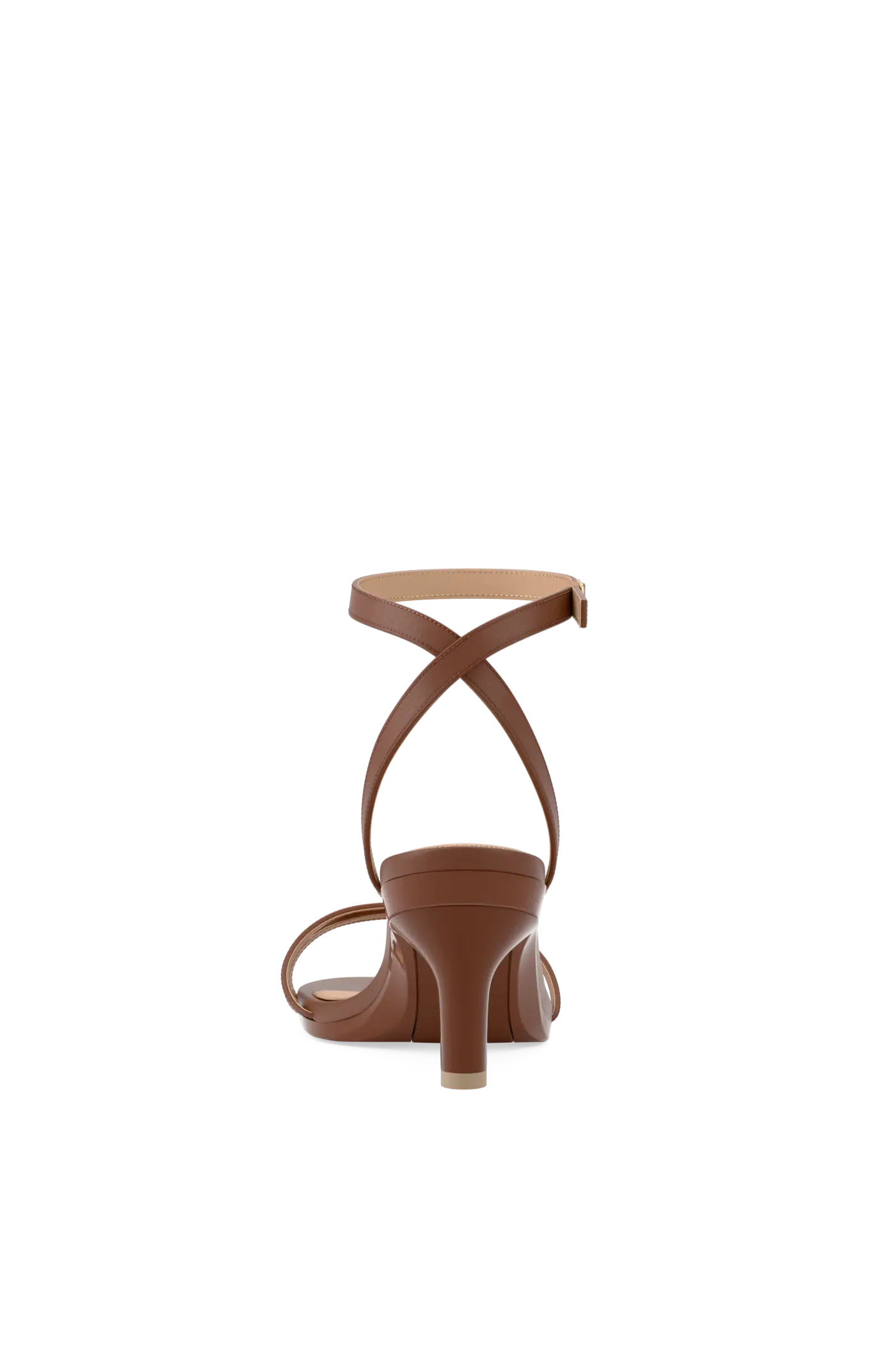 The Brynn - Walnut Leather 3 Stiletto