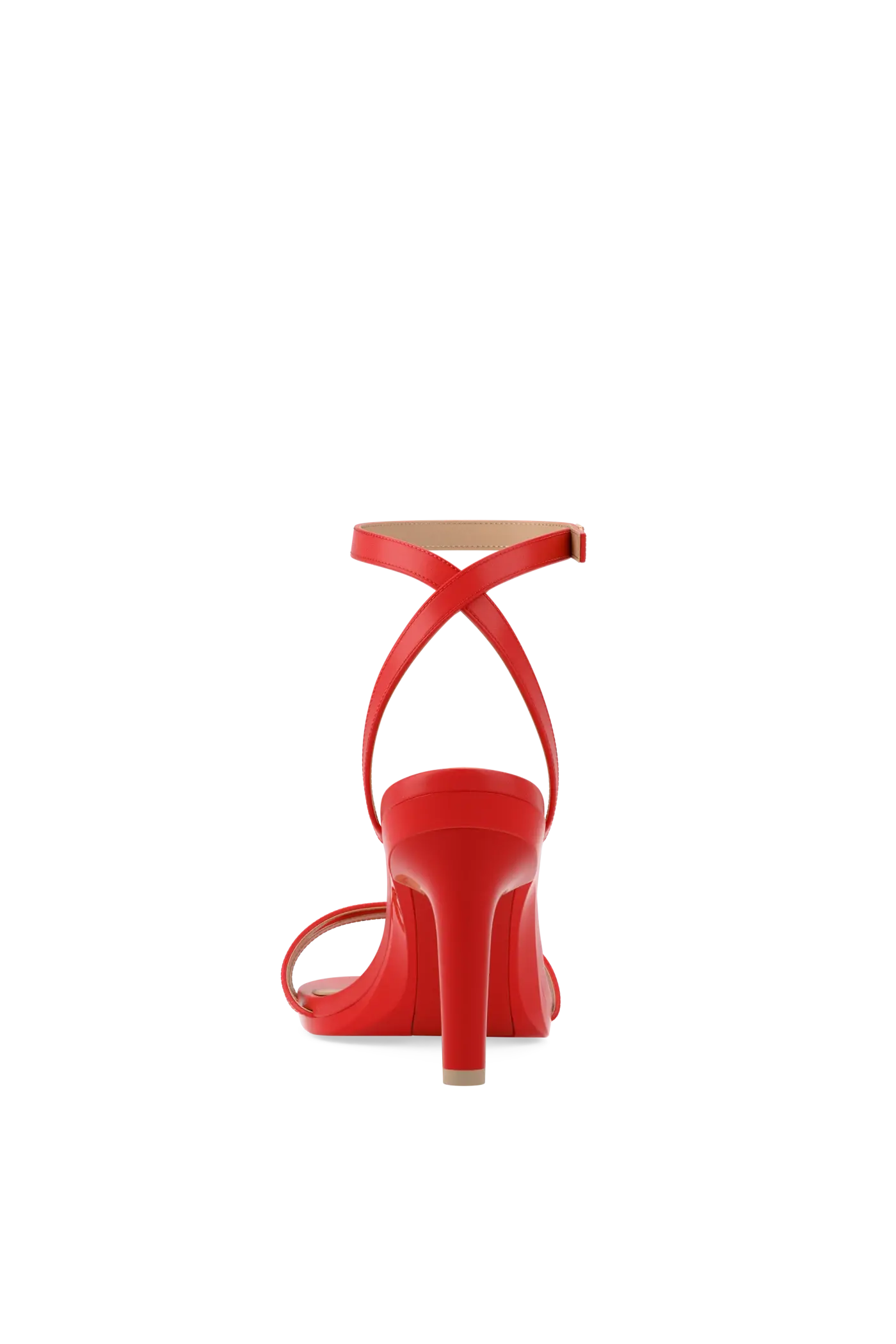 The Brynn - Cherry Red Leather 4 Stiletto