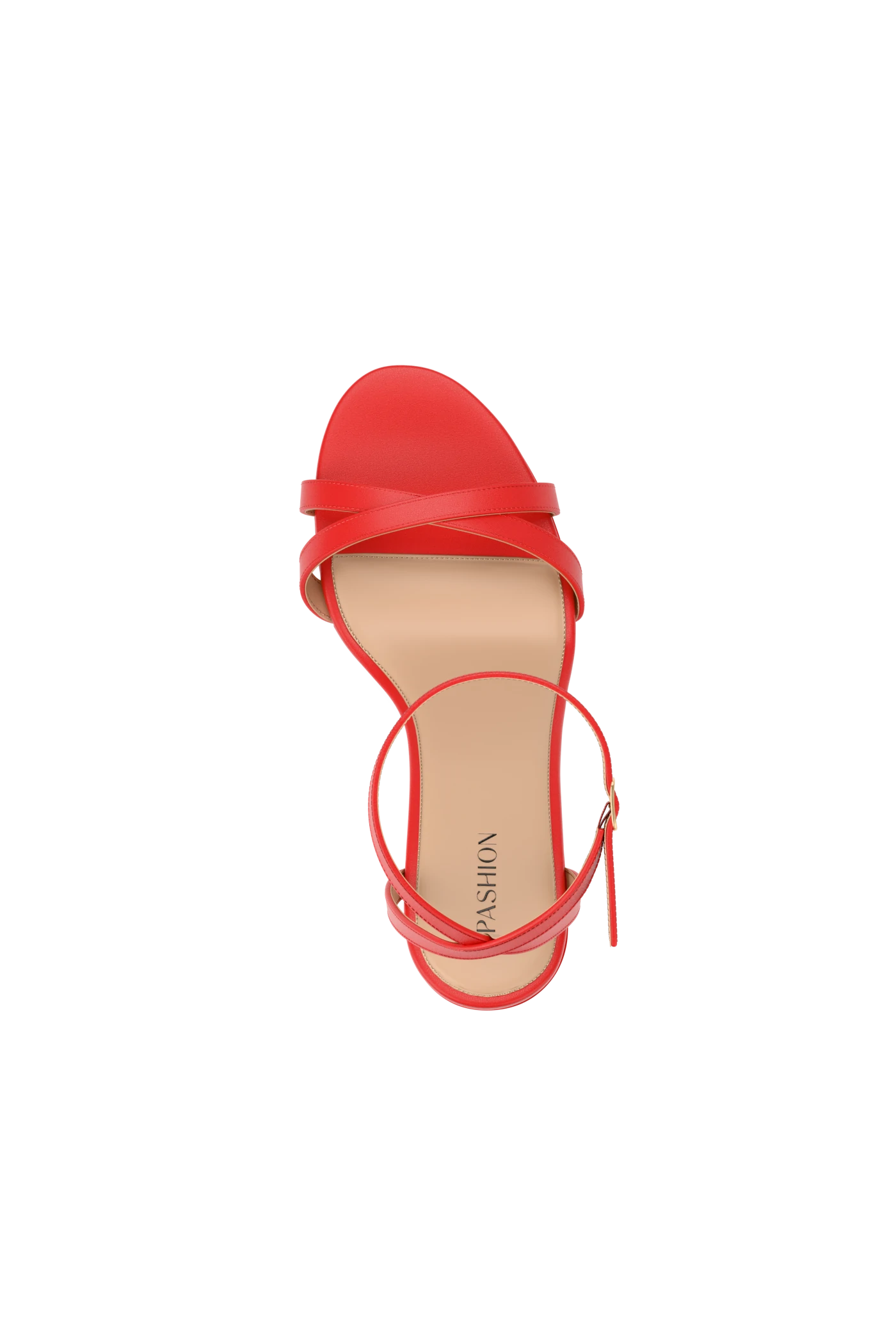 The Brynn - Cherry Red Leather 4 Stiletto