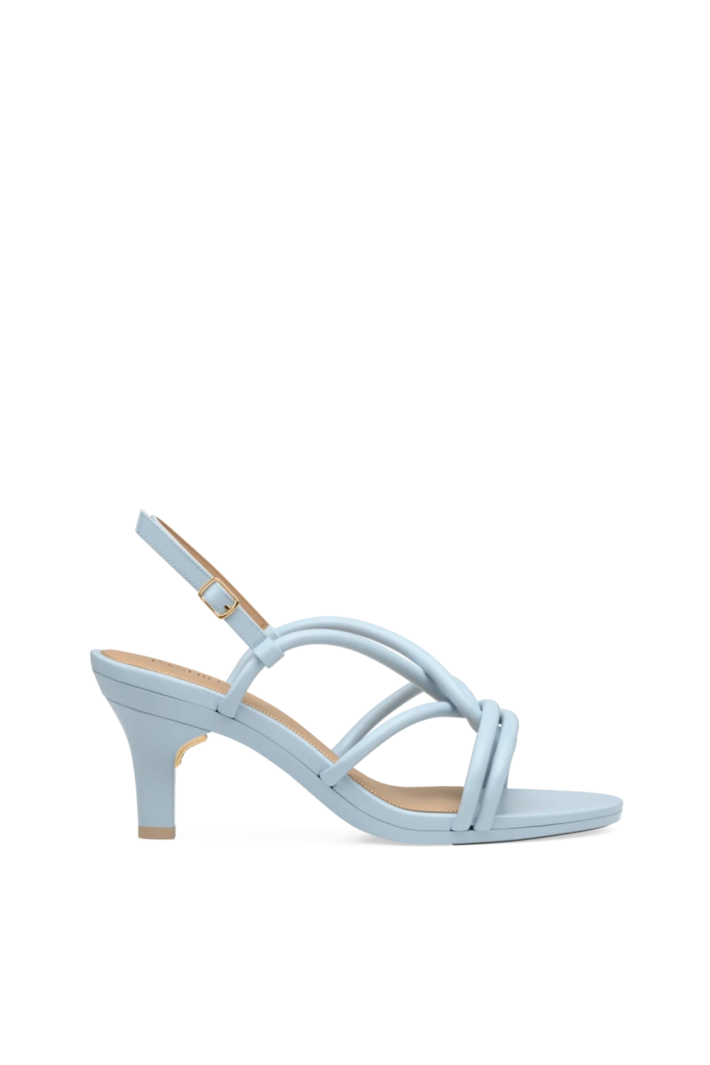 The Capri - Baby Blue Vegan Leather 3 Stiletto