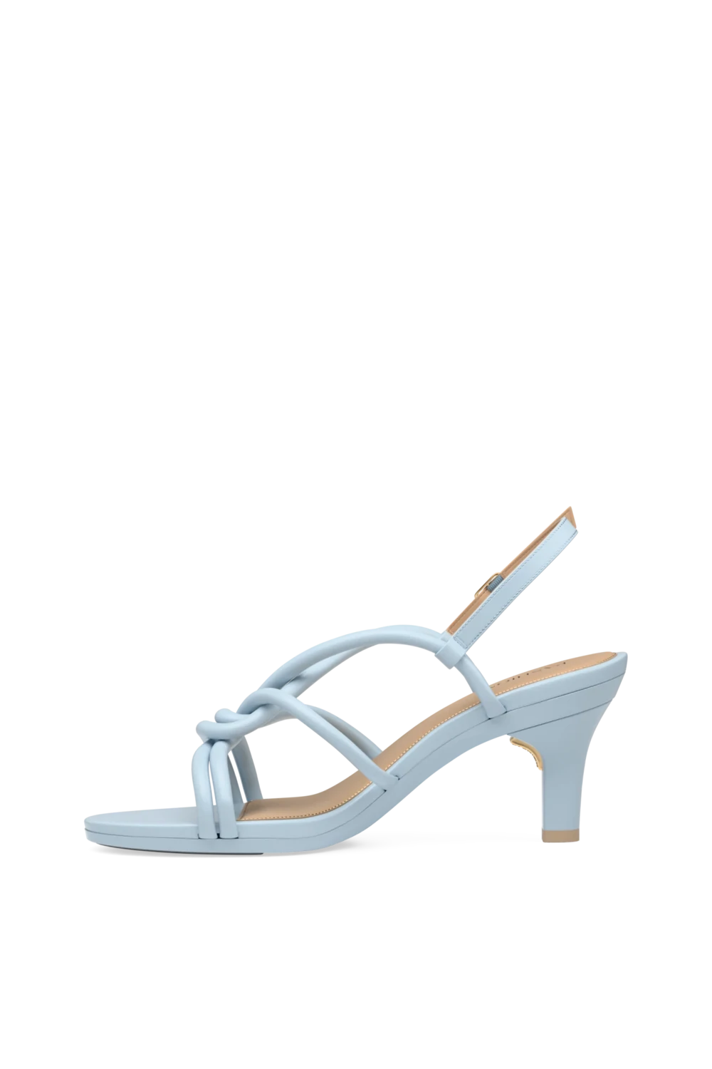 The Capri - Baby Blue Vegan Leather 3 Stiletto