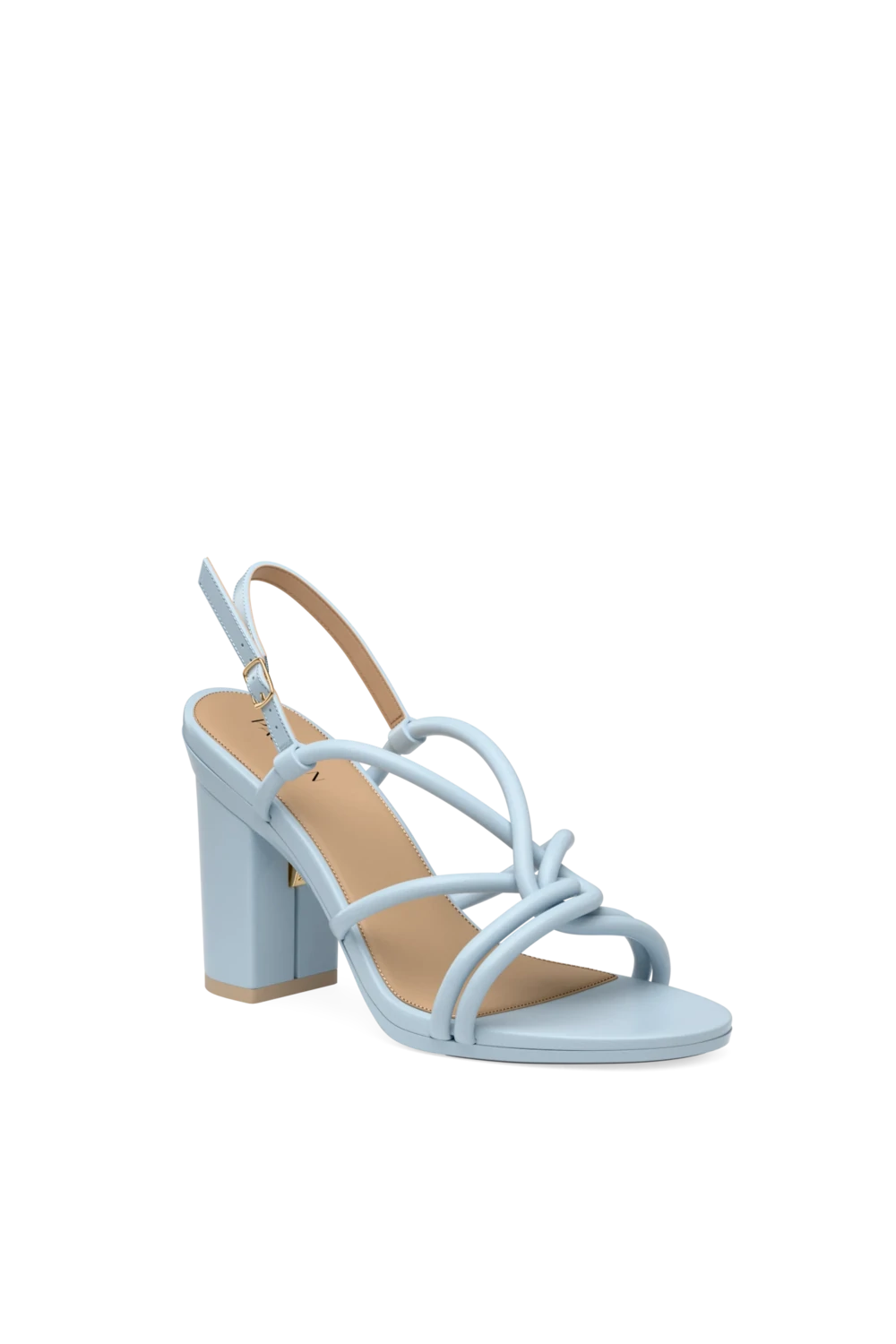 The Capri Baby Blue Vegan Leather Block - Main Image