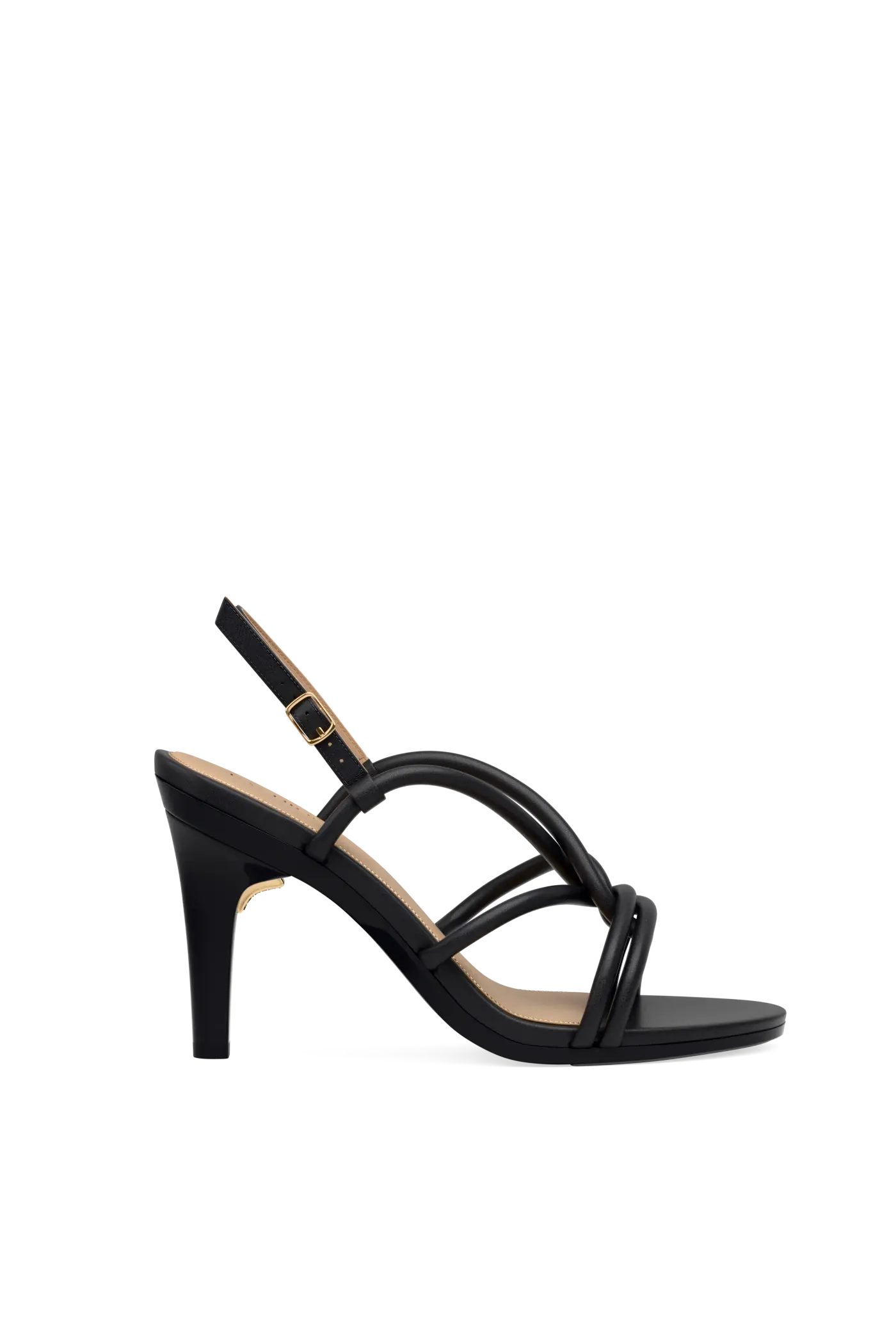 The Capri - Coal Vegan Leather 4 Stiletto