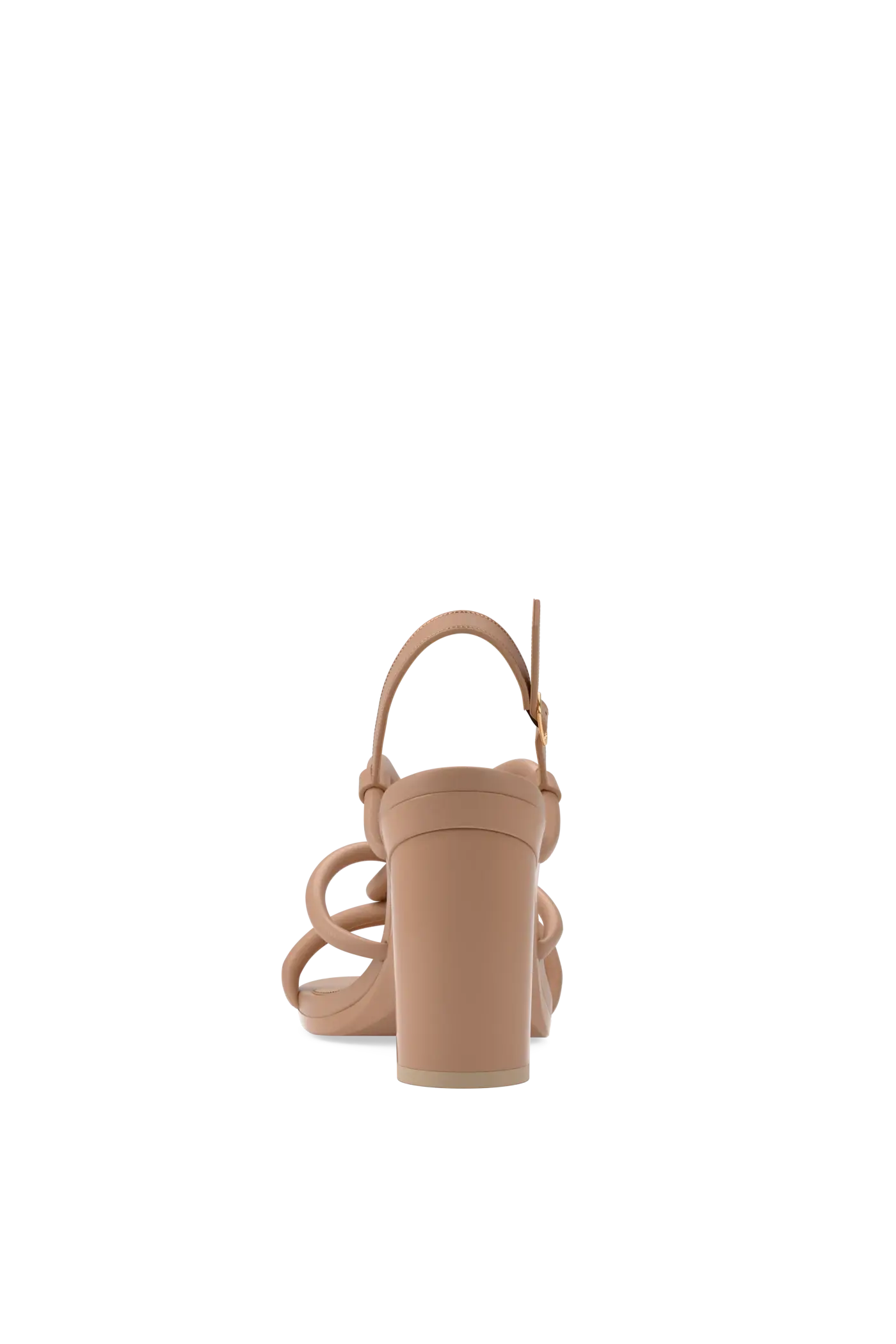 The Capri - Latte Vegan Leather 4 Block