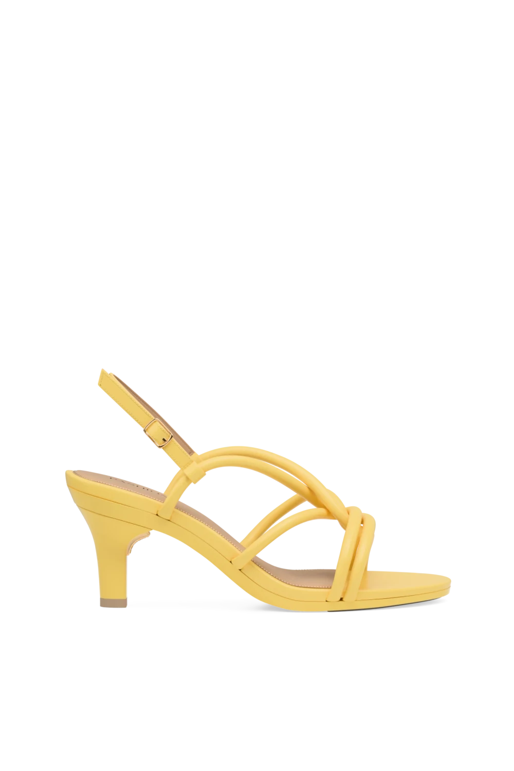 The Capri - Limoncello Vegan Leather 3 Stiletto