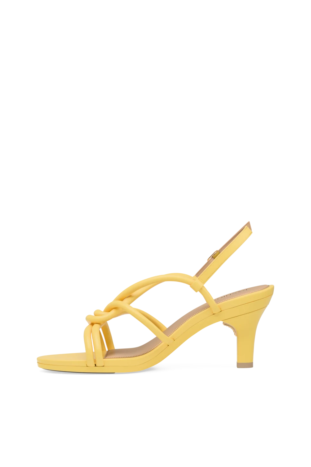 The Capri - Limoncello Vegan Leather 3 Stiletto