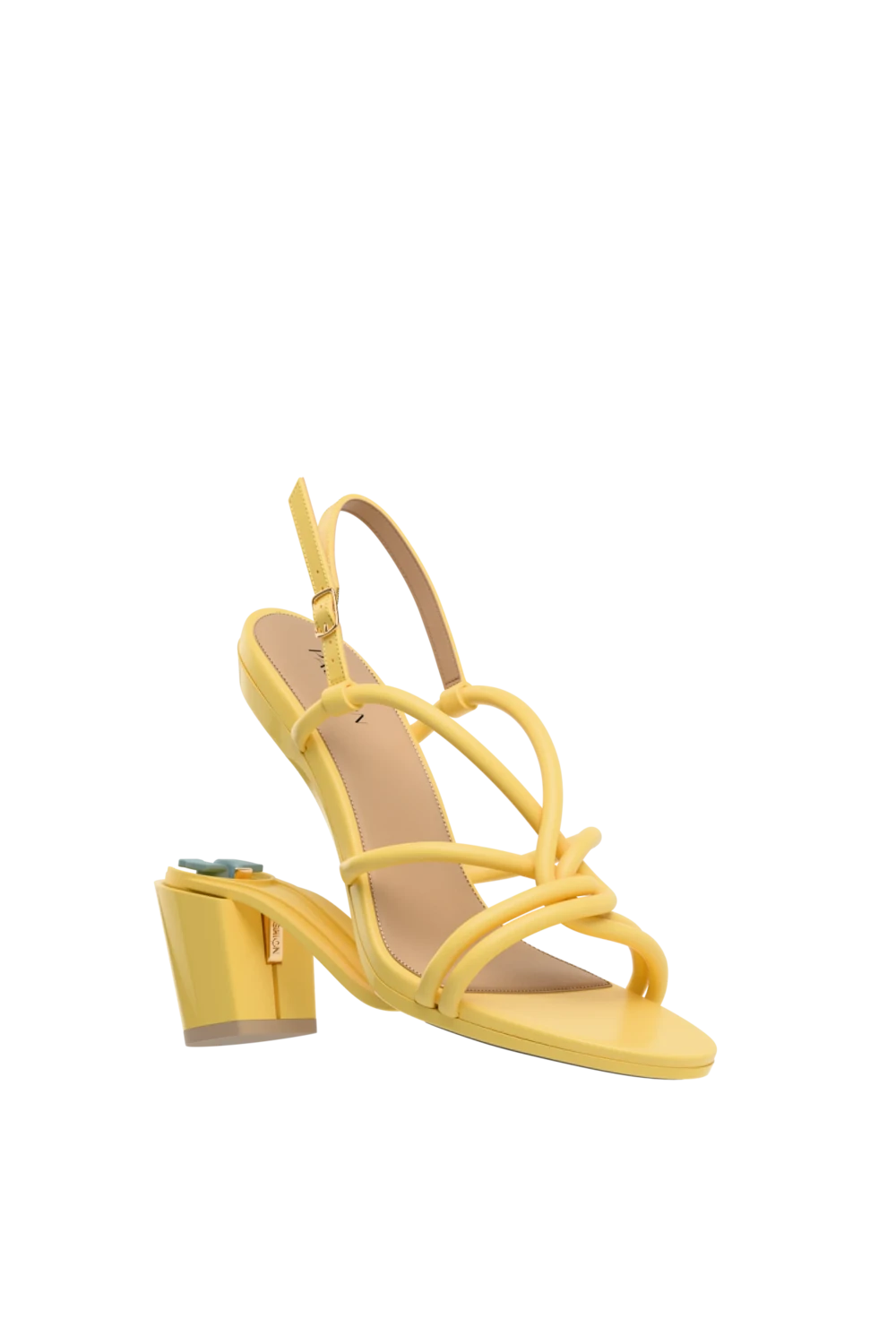 The Capri - Limoncello Vegan Leather 3 Block