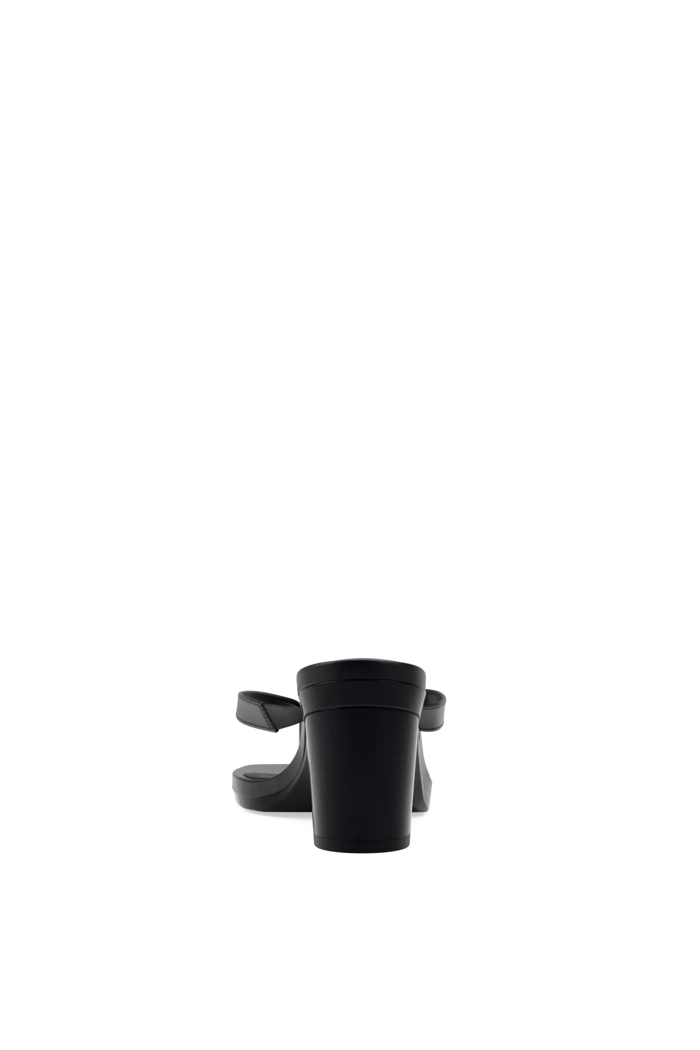 The Carmen - Coal Vegan Leather 3 Block